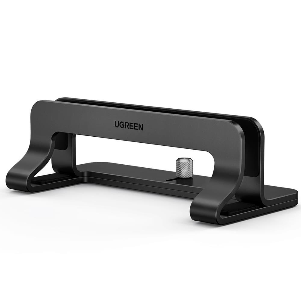 UGREEN Aluminum Vertical Stand Holder Stand for MacBook Laptop Tablet - Black Systemtilbehør 20471B