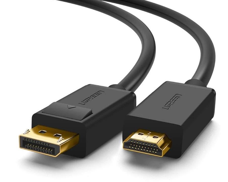 UGREEN unidirectional DisplayPort to HDMI Cable 4K 30Hz 32 AWG 1.5m Black (DP101 10239) Skærmkabel Sort 10239-ugreen