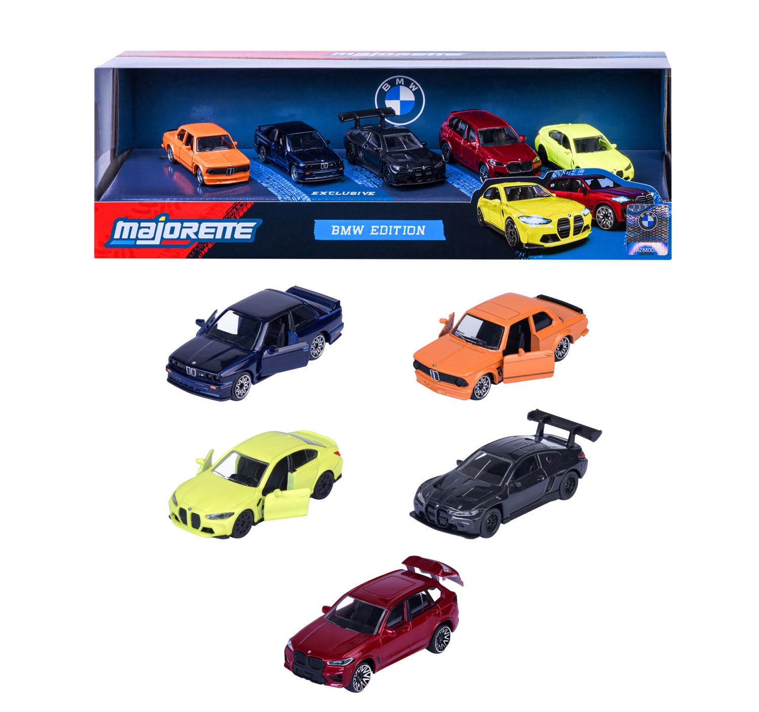 Majorette BMW 5 Pieces Giftpack Legetøjsbil 8502105005