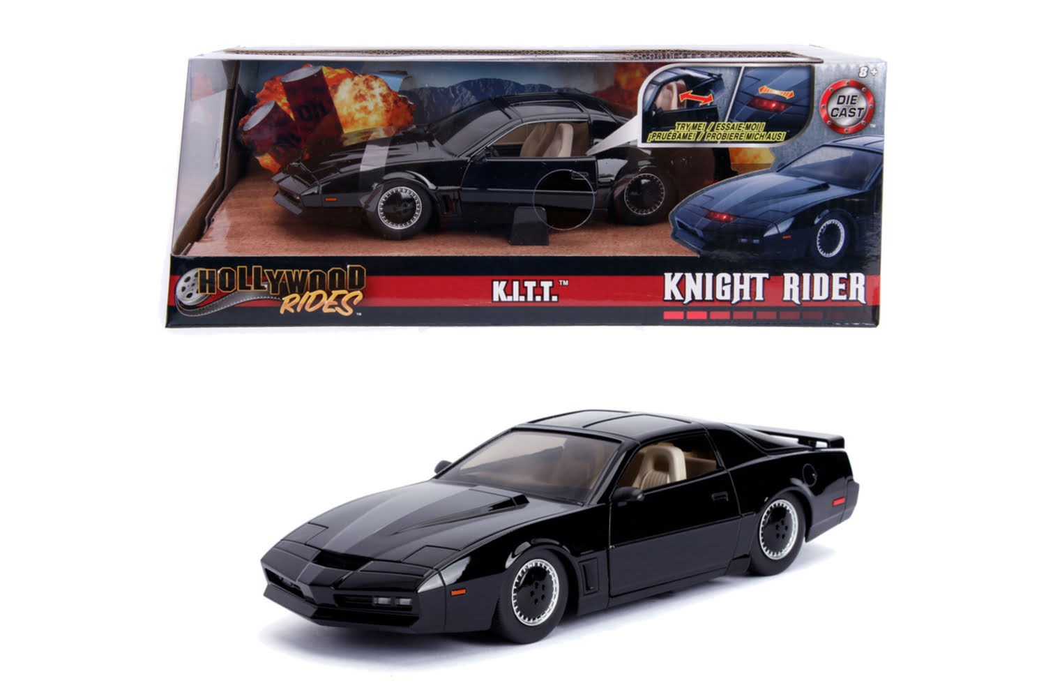 Jada Toys Knight Rider Kitt 1:24 Try Me Legetøjsbil 9330086314R00