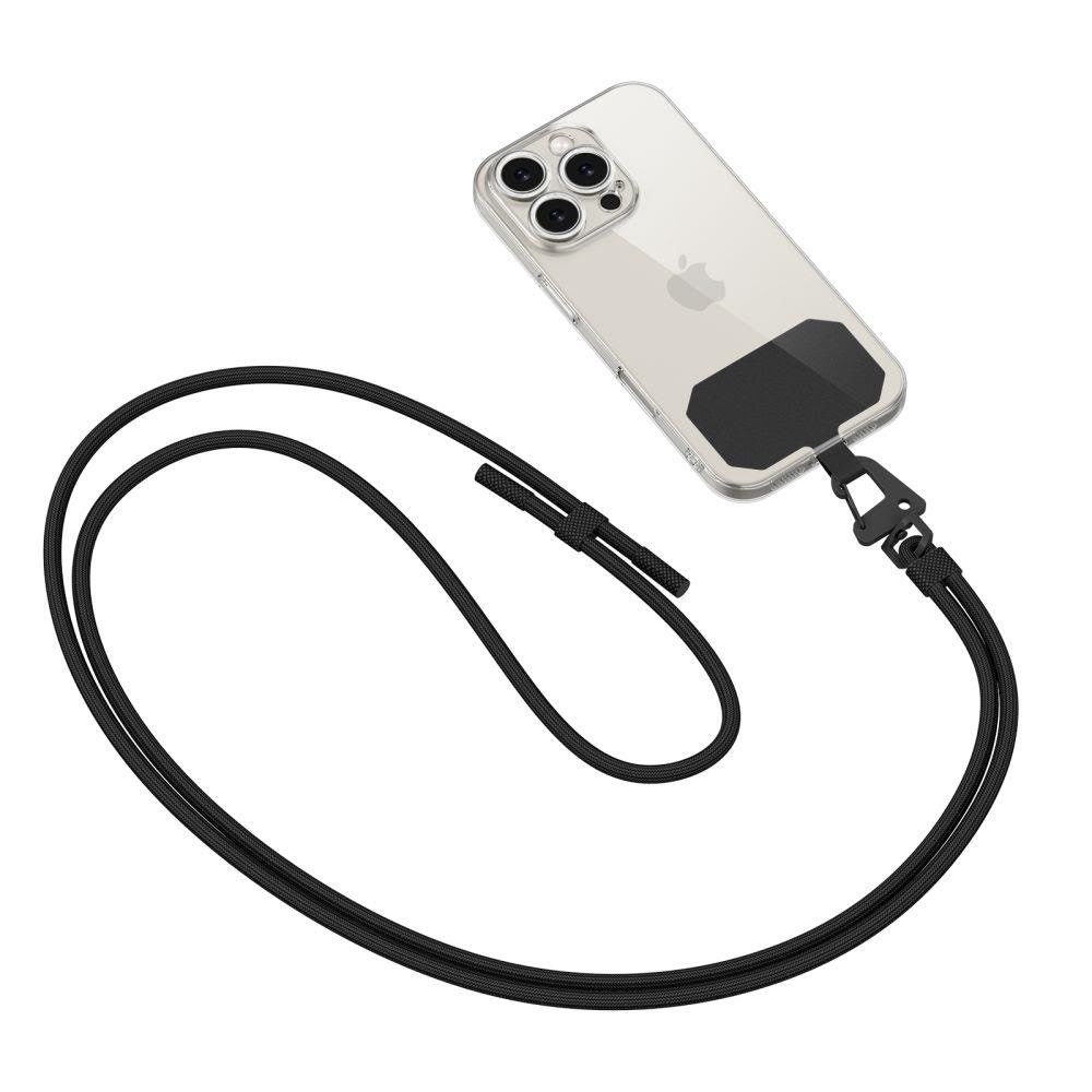 Tech-Protect C5S Rope Crossbody Strap - Black Mobil Tilbehør 5906302312887