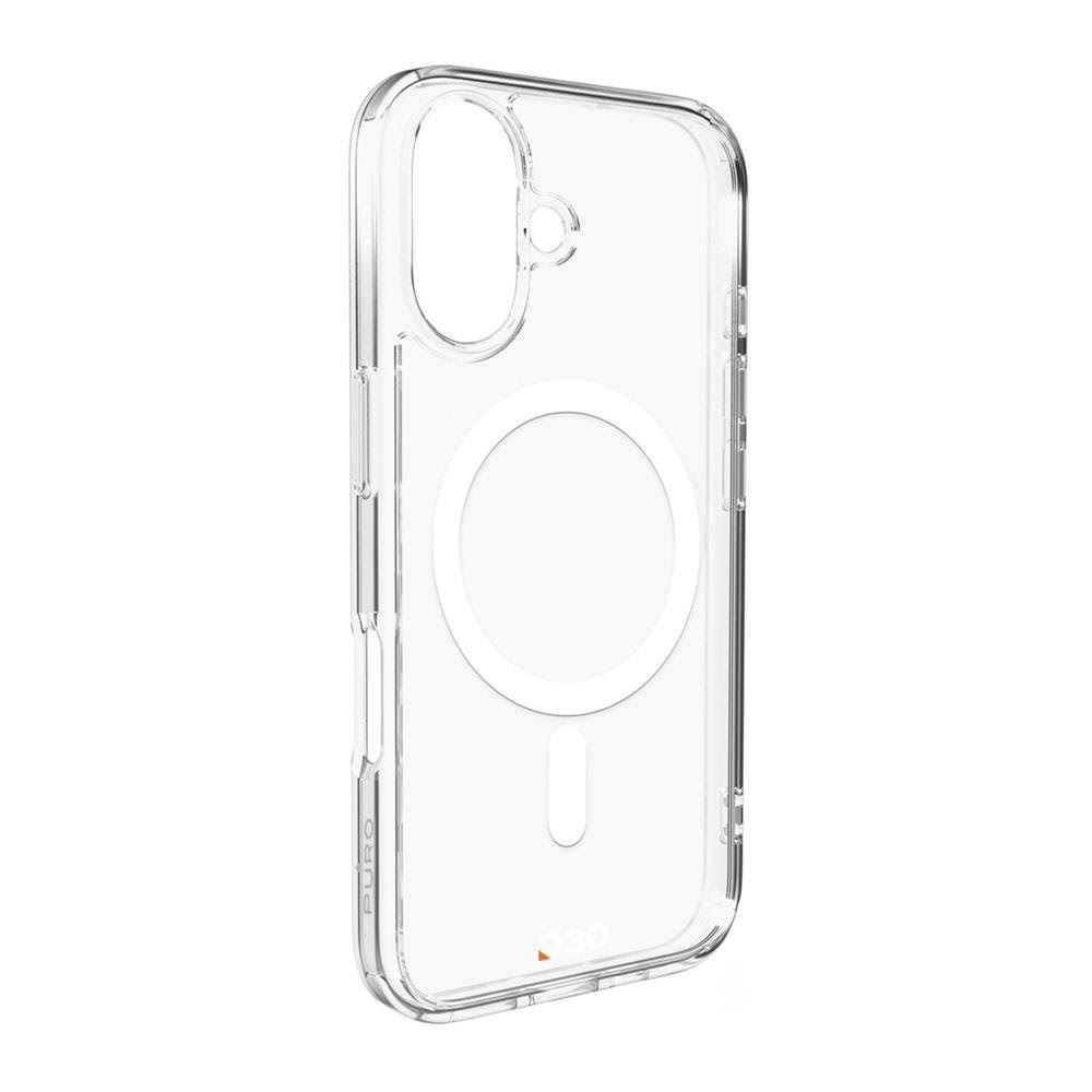 Puro Impact Clear D3O MagSafe Silicone Case for iPhone 16 Plus - Transparent Mobilcover PUIPC1667IMPCLD3OTR