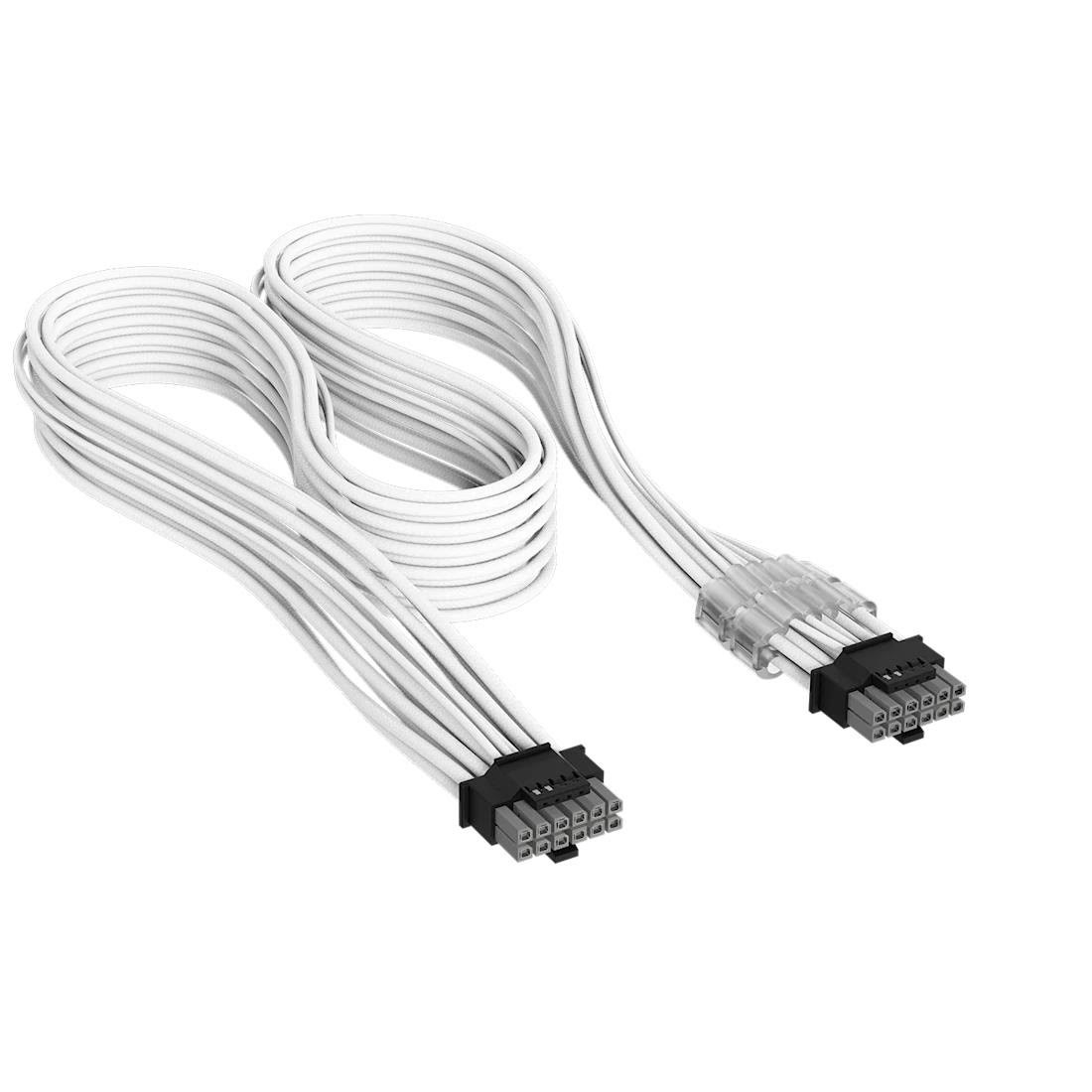 Corsair Elite Premium Individually Sleeved PCIe 12V-2x6 to PCIe 12V-2x6 600W (Universal) - Hvid