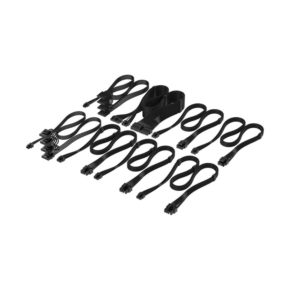 Corsair Elite Premium Individually Sleeved Type-5 PSU Cables Pro Kit - Sort Strømkabel CP-8920445