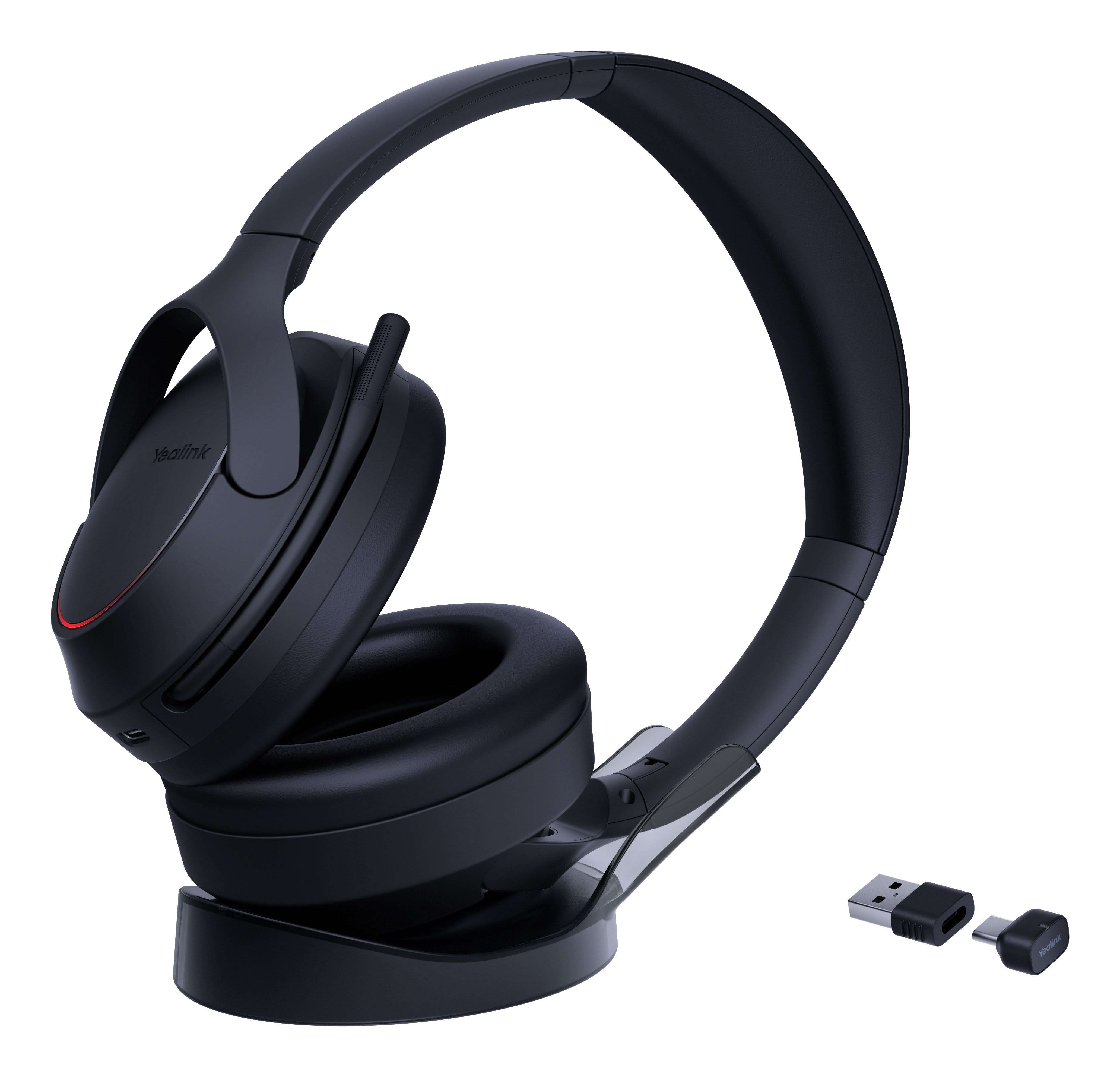 Yealink BH78 with Stand - USB-C/A Hovedtelefoner Og Headset Sort 1208731