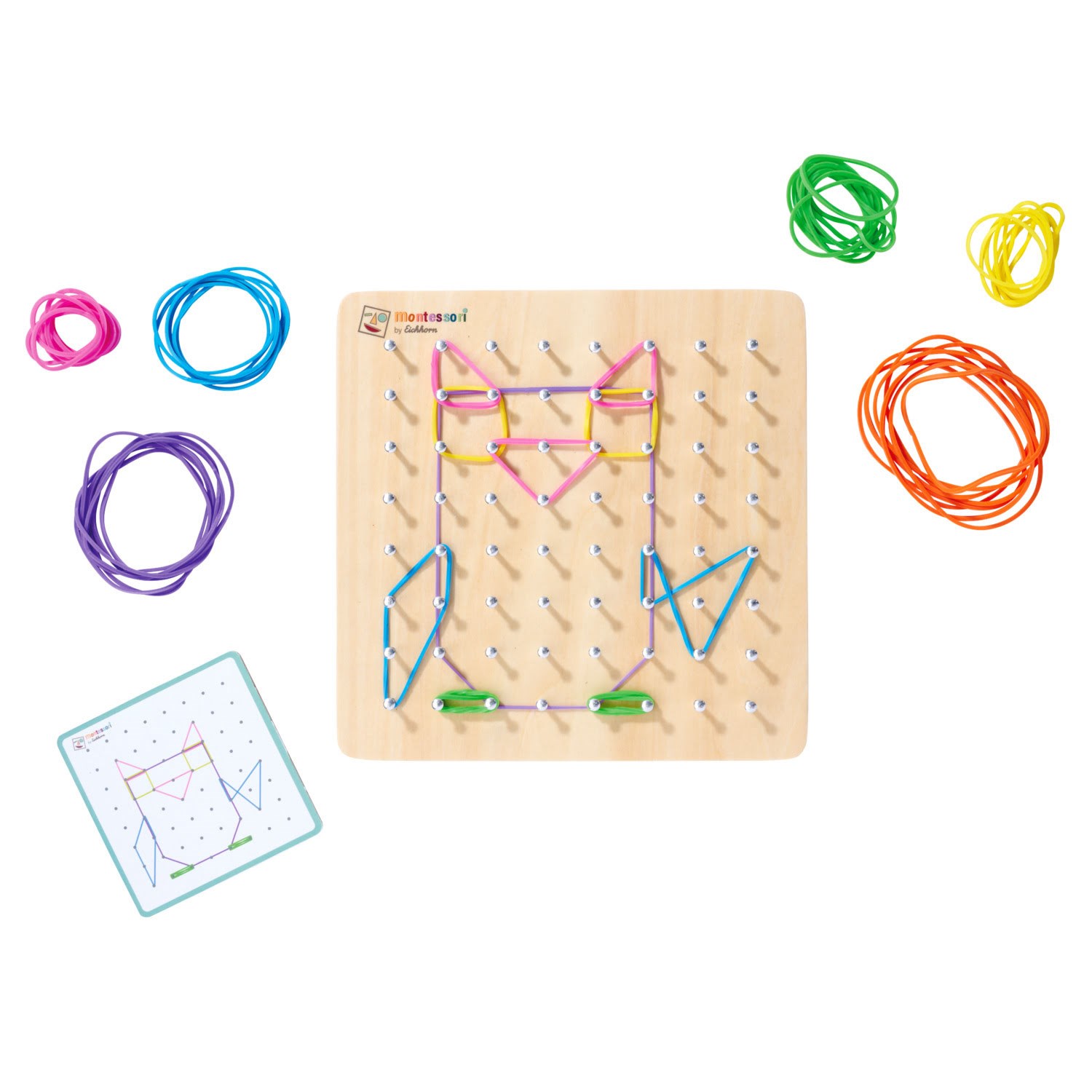Eichhorn Montessori Geo Board Babylegetøj 100006050
