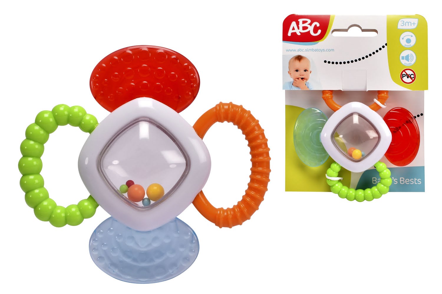 Simba Teether Rattle Babylegetøj 104010167