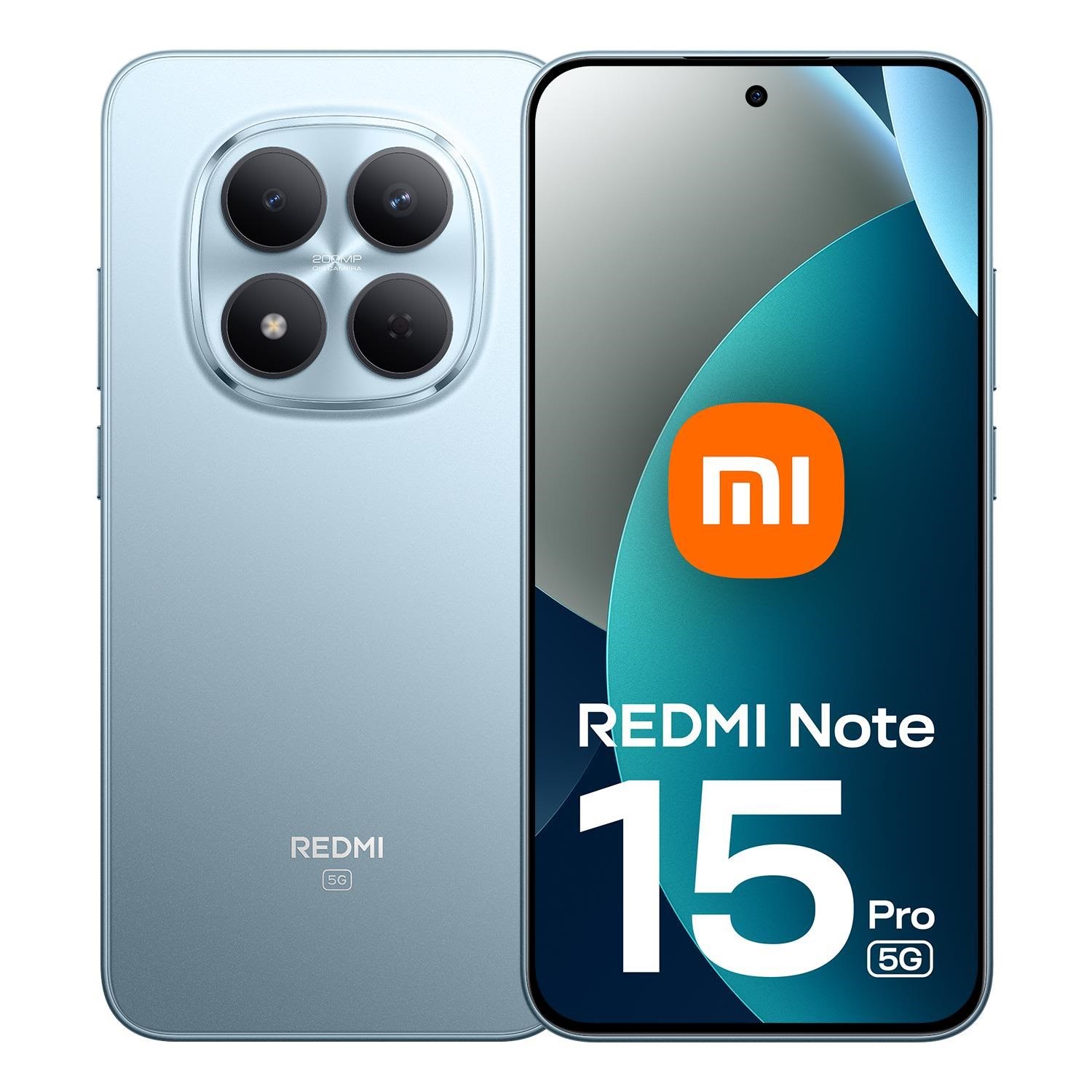 Xiaomi Redmi Note 15 Pro 5G 512GB/8GB - Glacier Blue Mobiltelefon MZB0MC5EU