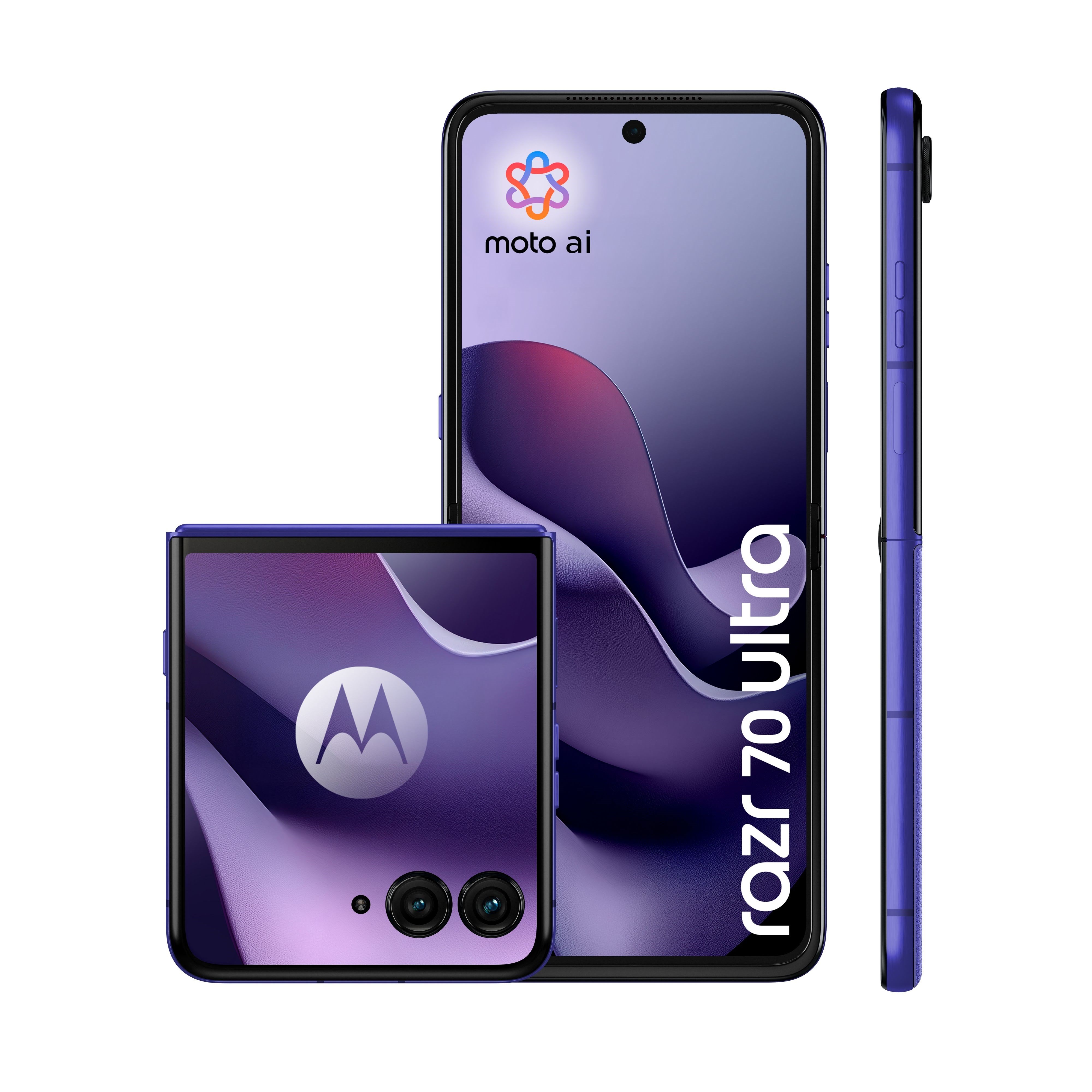 Motorola razr 70 ultra 512GB/16GB - PANTONE Orient Blue Mobiltelefon Blå PBB20001SE