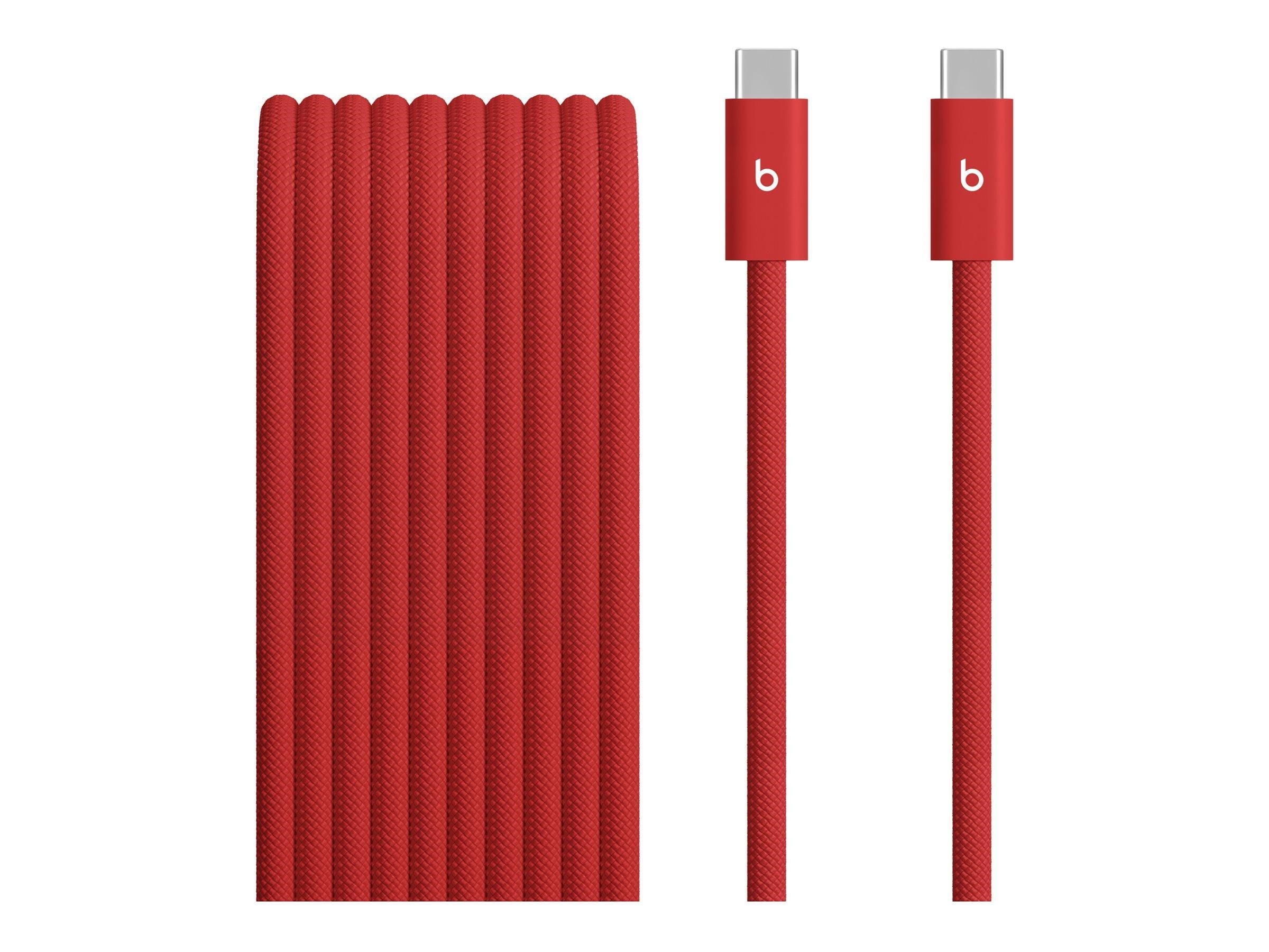 Apple Beats - USB-C cable - USB-C to USB-C - 3 m Usb Kabel Rød MHX94ZM/A