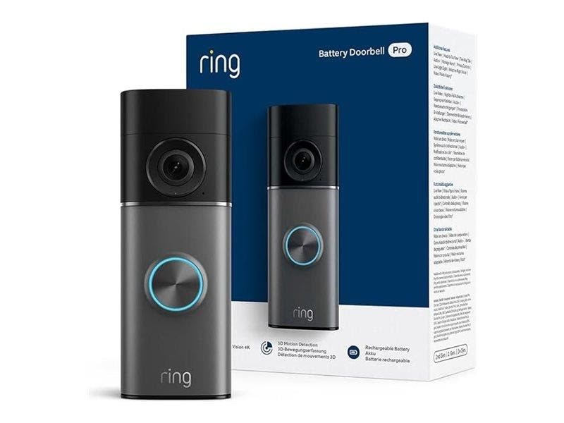 Ring Battery Video Doorbell Pro - Retinal 4K - Deep Silver Smart Home B0FPPNS1K6