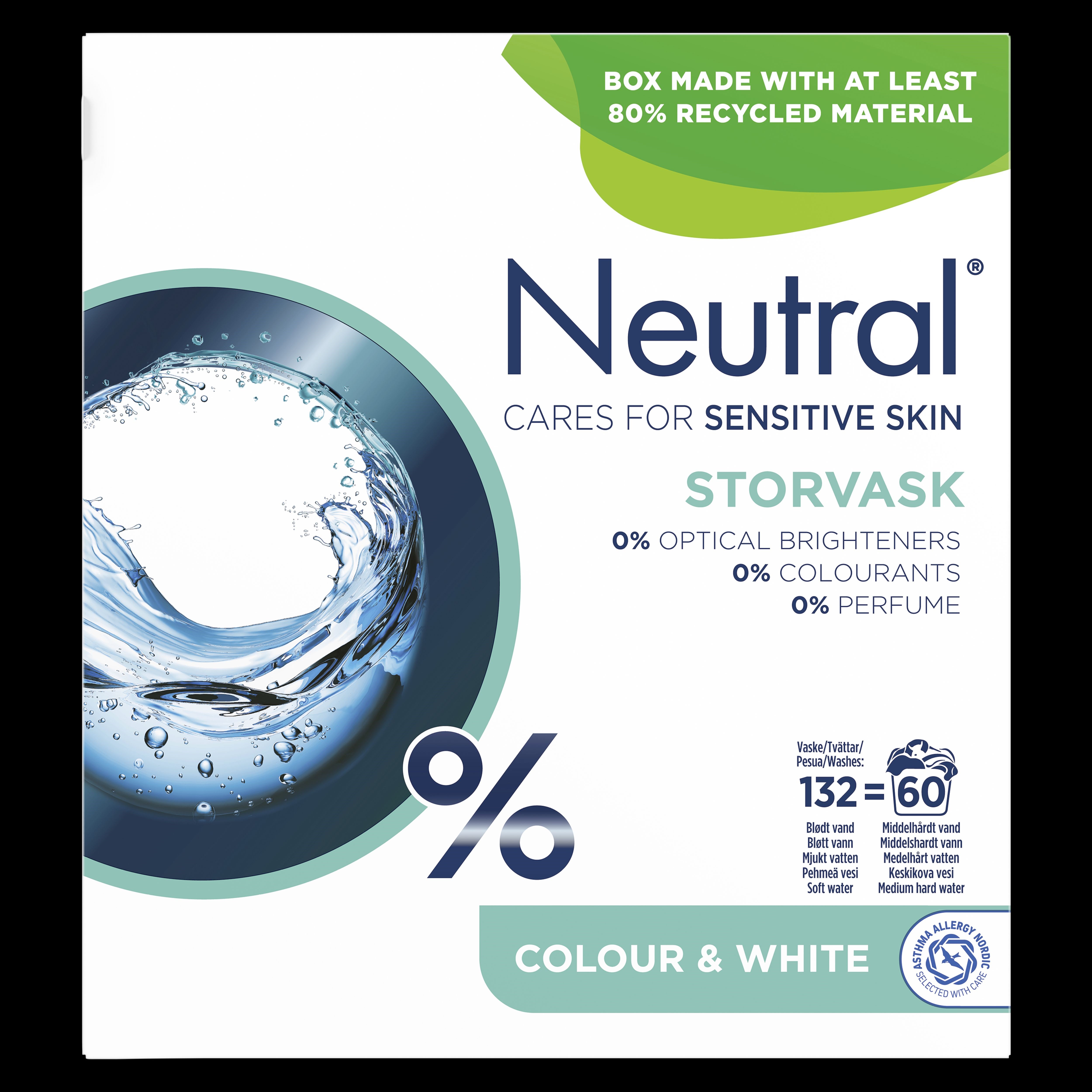Neutral Heavy Duty Laundry Powder 4.2kg - 60 washes Rengøring T165669