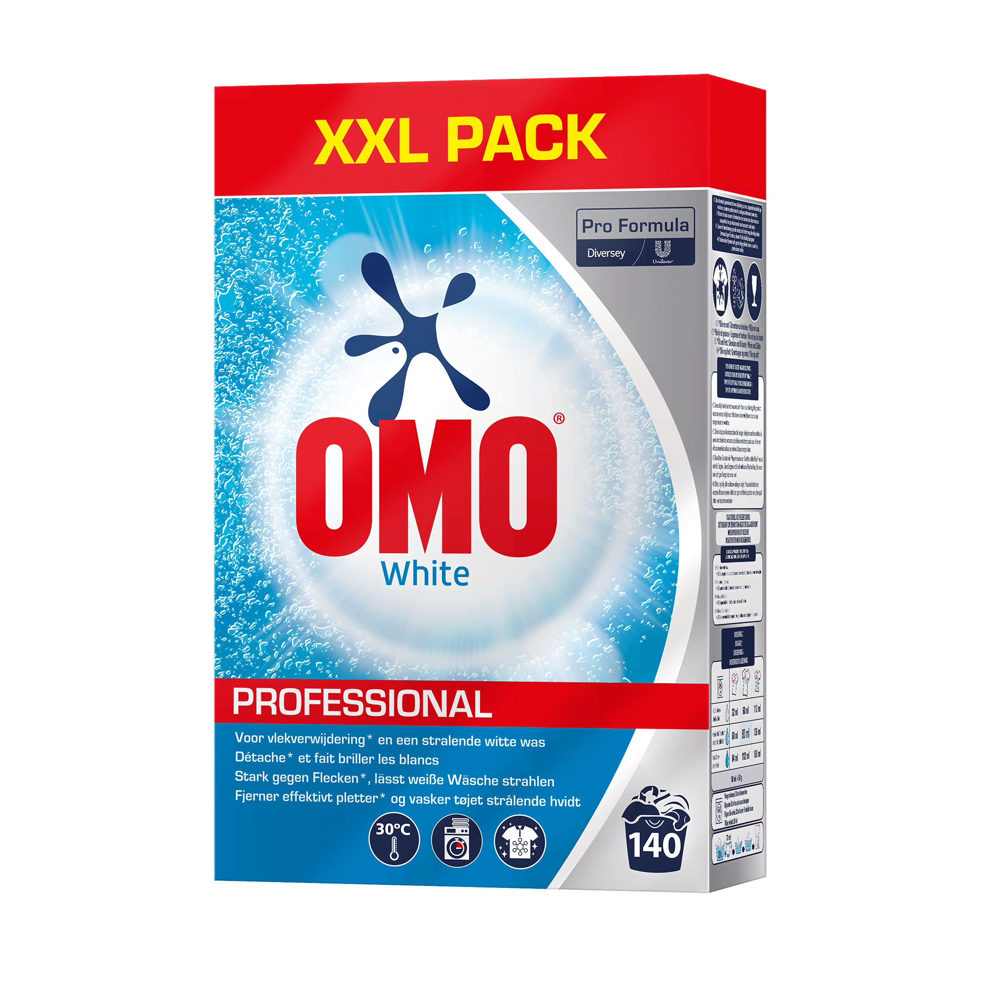 Omo Professional White Powder 7kg - 140 washes Rengøring 9299335