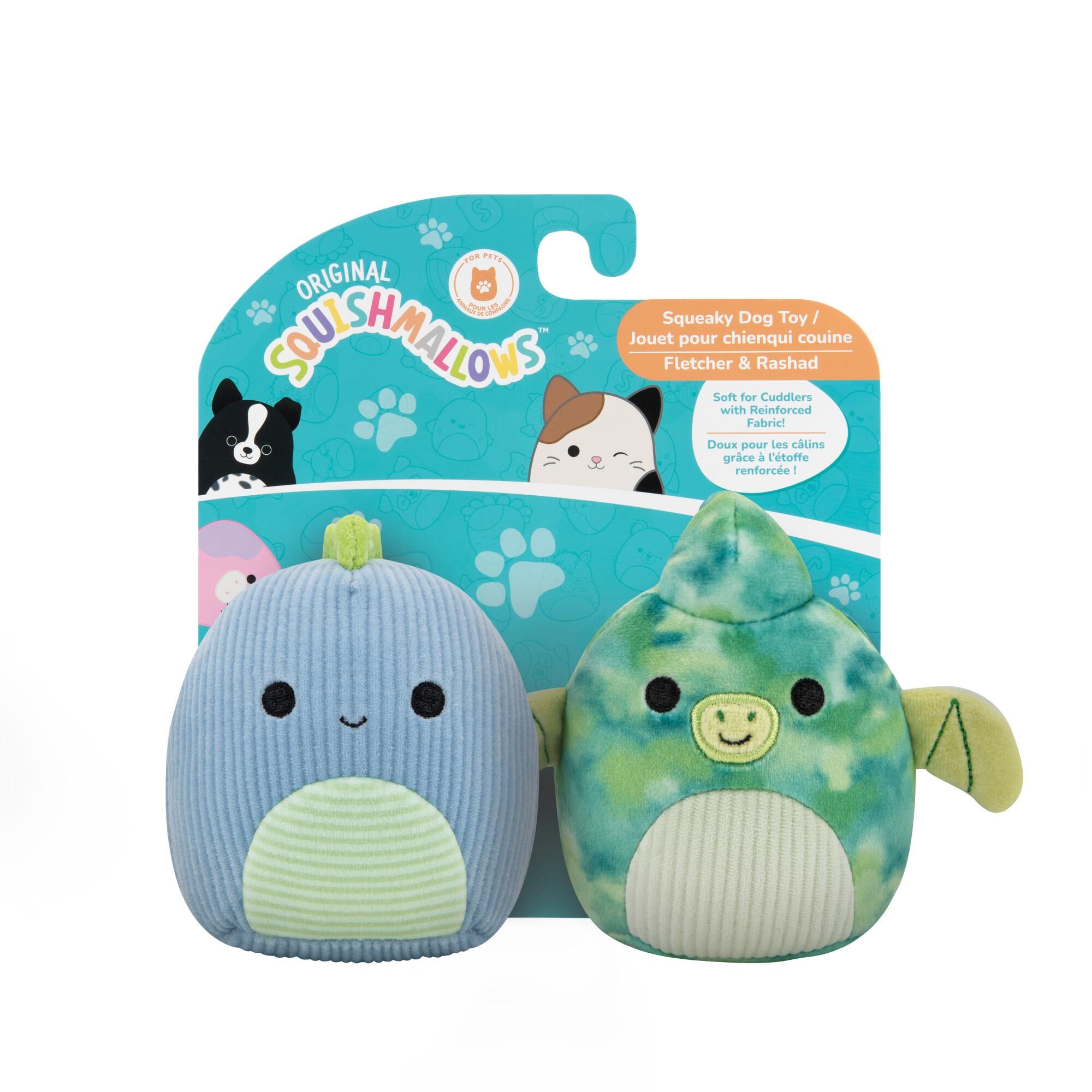 Squishmallows Pets Squishmallows 9cm Two-Pack Squeaky Plush Dog Toy D Hundeudstyr JPT0303