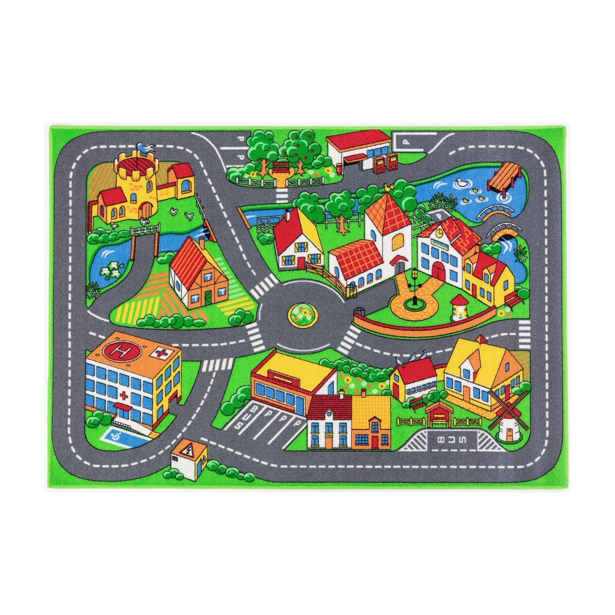 Rebel Roads Country life play mat 92x133cm Legetøjsbil 30095133