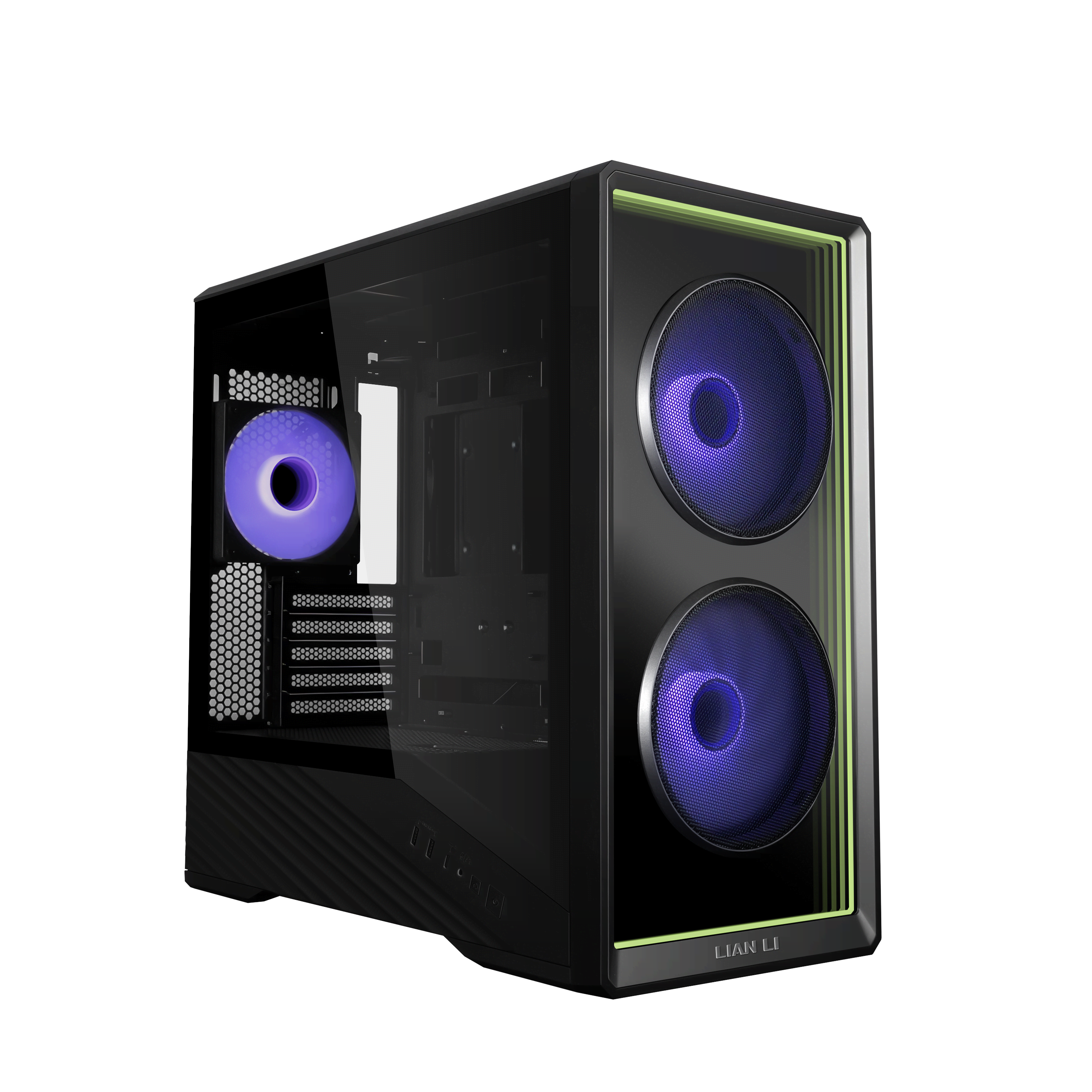 Lian Li Vector V150 Black - Kabinet - Miditower - Sort Kabinet V150INFX