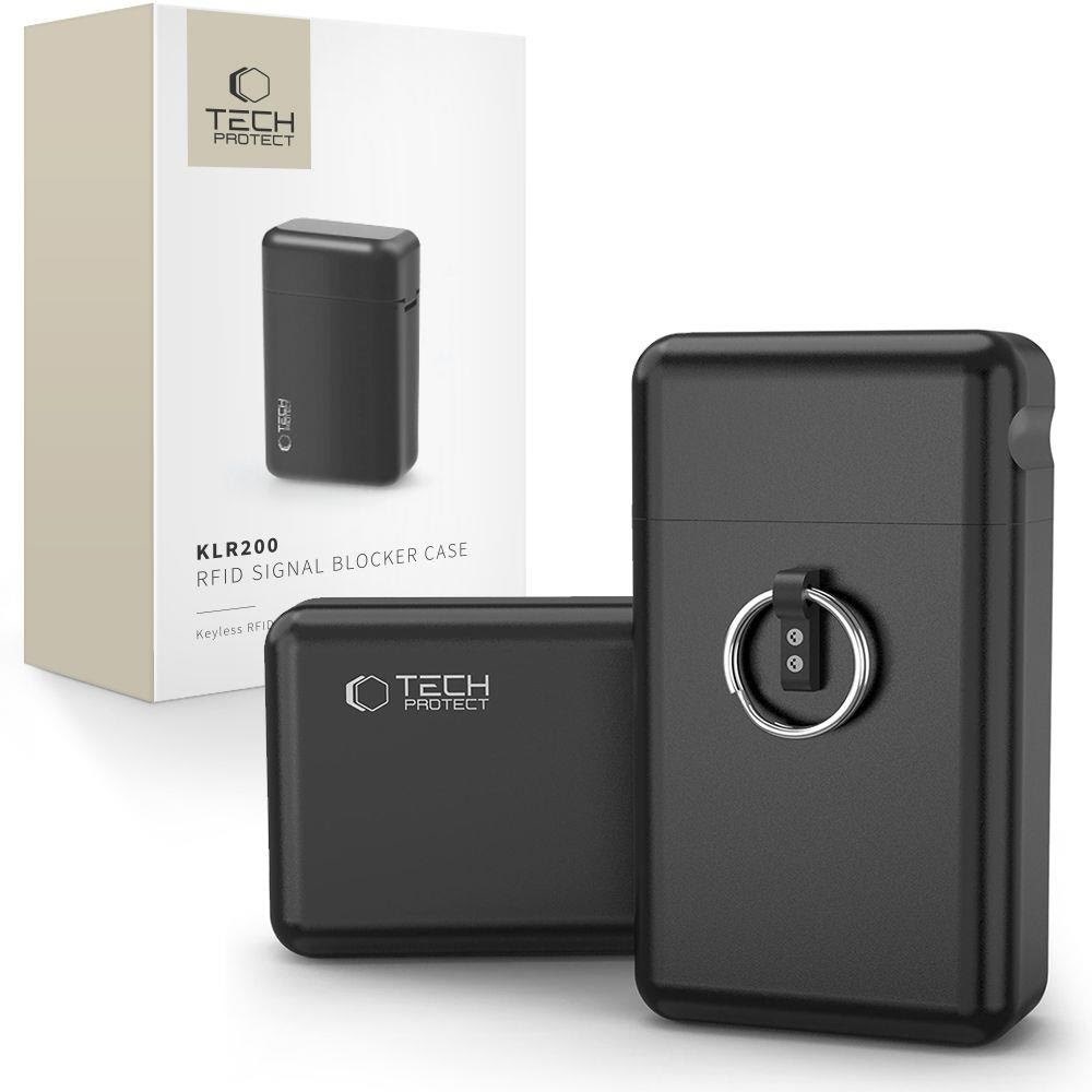 Tech-Protect KLR200 Metal RFID Locking Car Key Case - Black Mobil Tilbehør 5906302377008