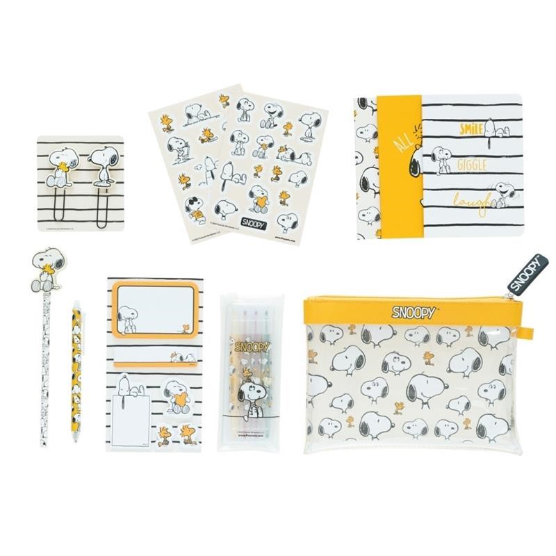 Snoopy - 15-piece school supplies set Tegneværktøj SETP001