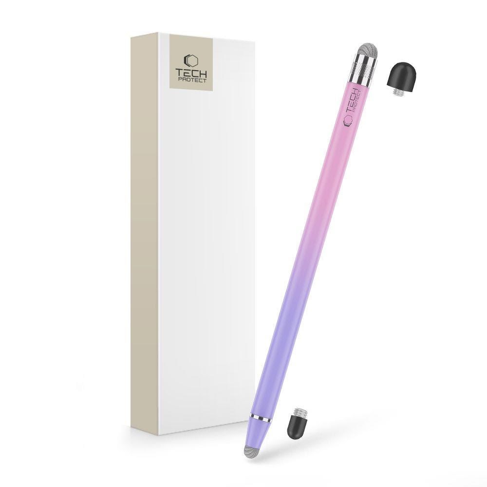 Tech-Protect USP100 4-TIP Touch Stylus - Purple Mobil Tilbehør 5906302370344