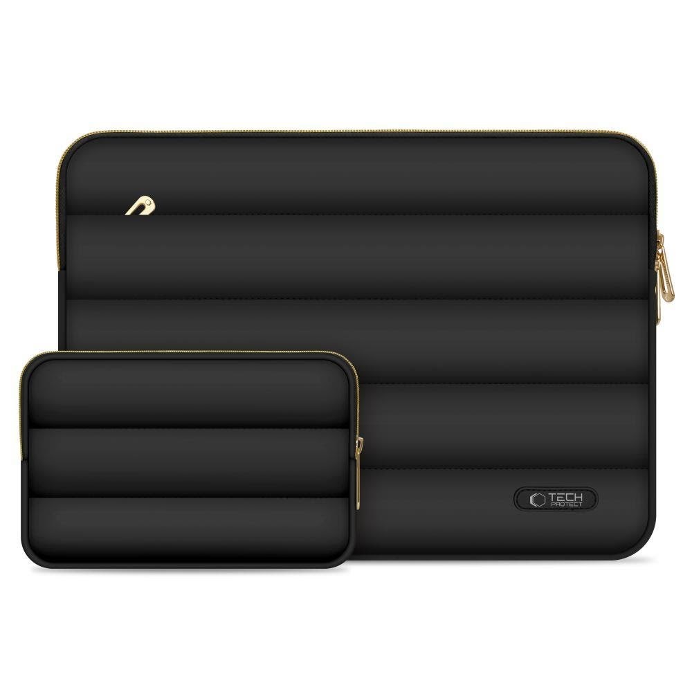 Tech-Protect Laptop Bag 13-14" Puffy - Black Taske Sort 5906302375271