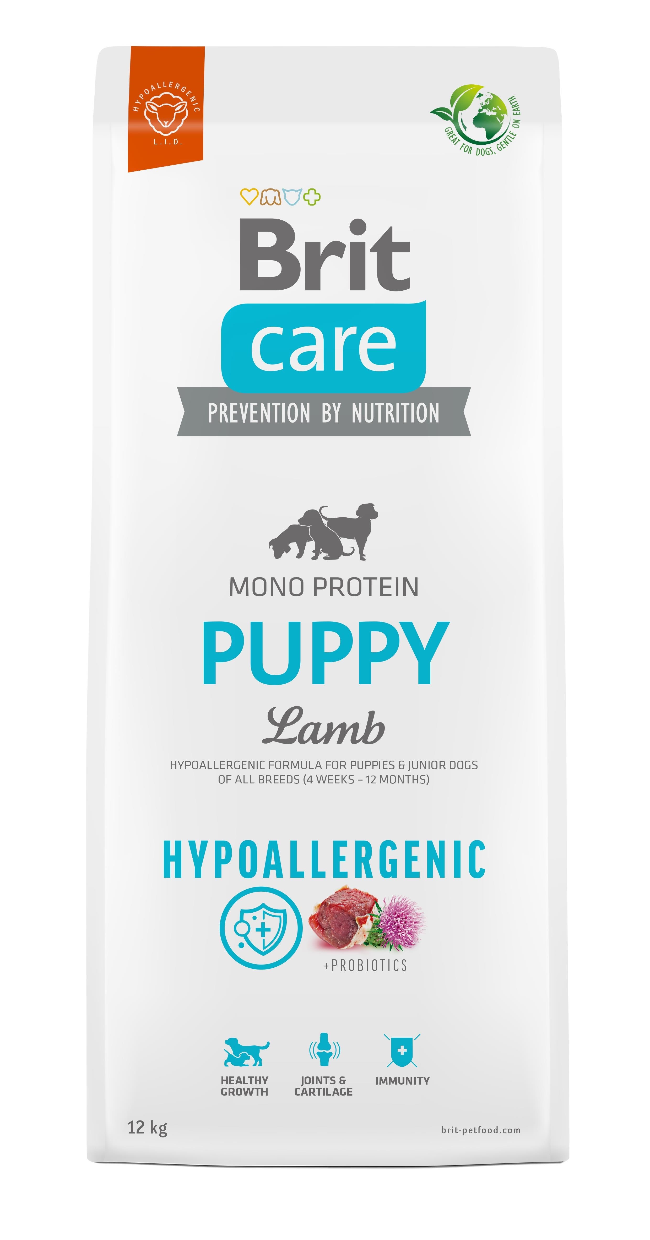 Brit Care Hypoallergenic Puppy Lamb - dry dog food - 12 kg Hundeudstyr 100-172213