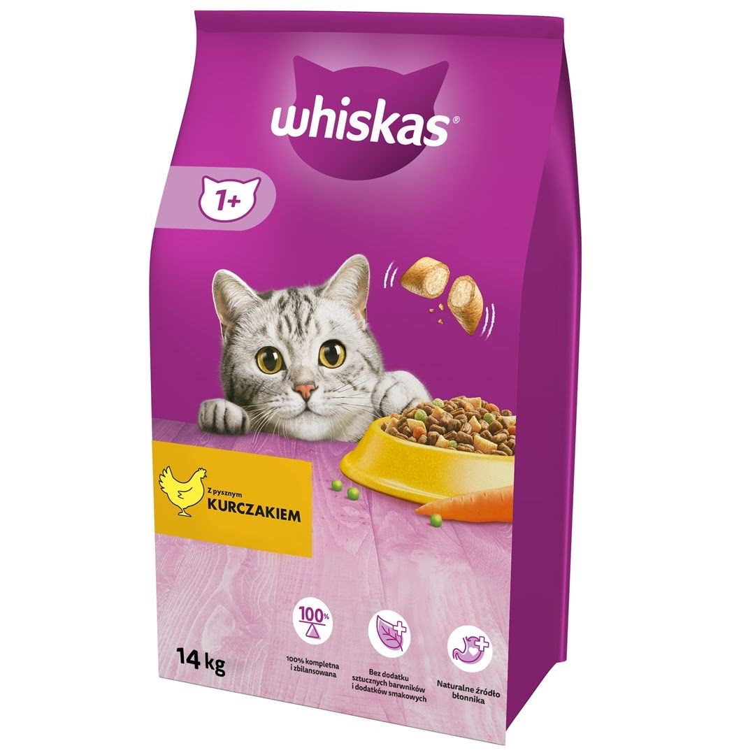 Whiskas Dry cat food Adult - Chicken - 14kg Katteudstyr 5900951014352