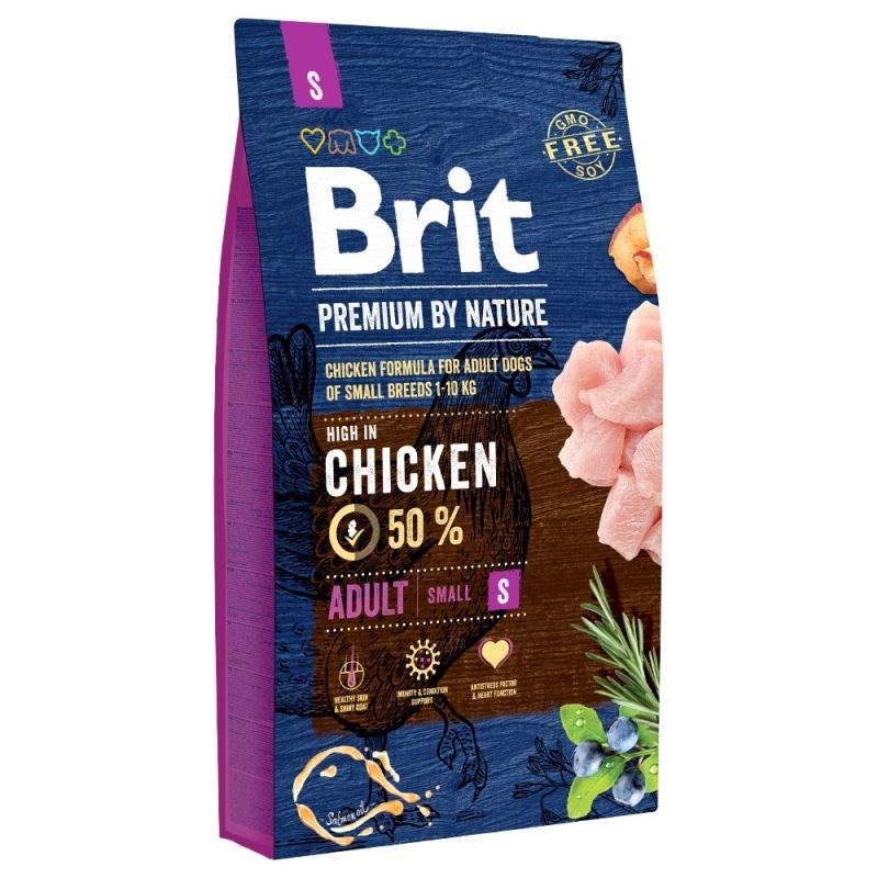 Brit Premium by Nature Small Chicken - dry dog food - 8 kg Hundeudstyr 8595602526307