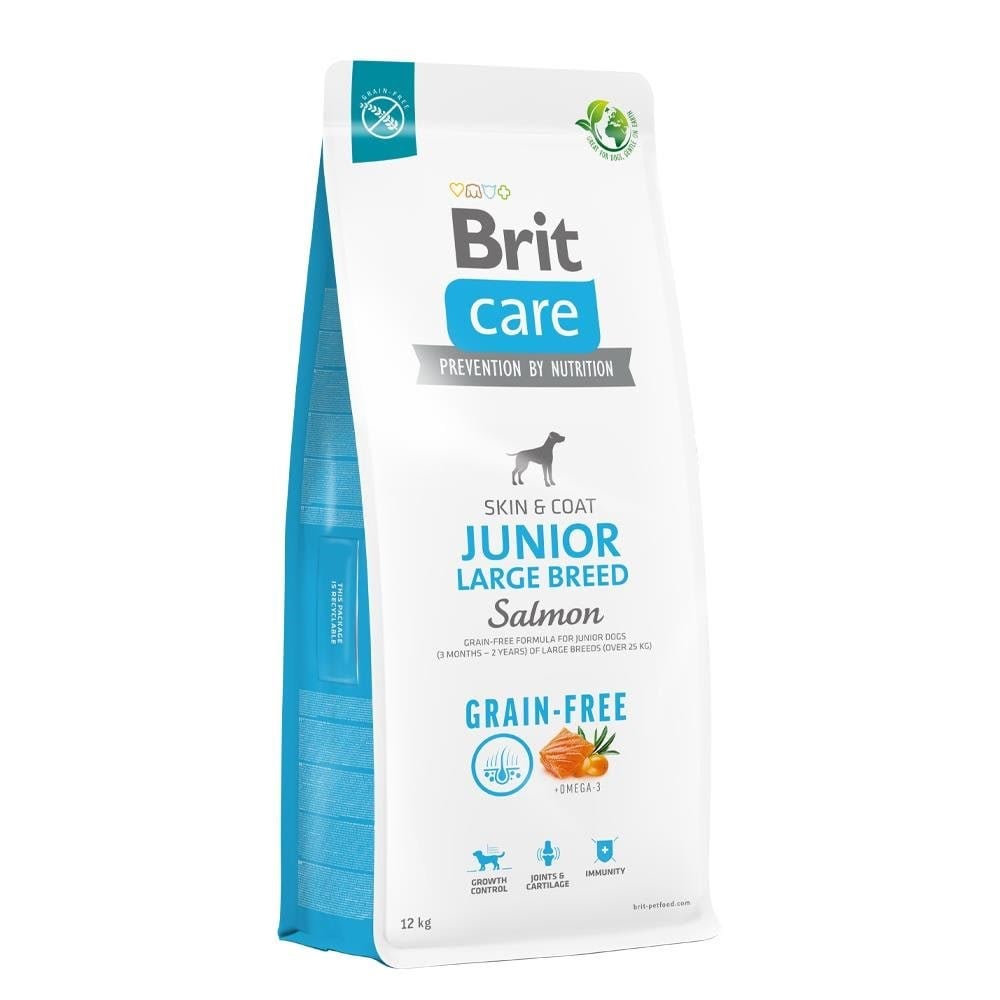 Brit Care Junior Large Breed Salmon - dry dog food - 12 kg Hundeudstyr 100-172201
