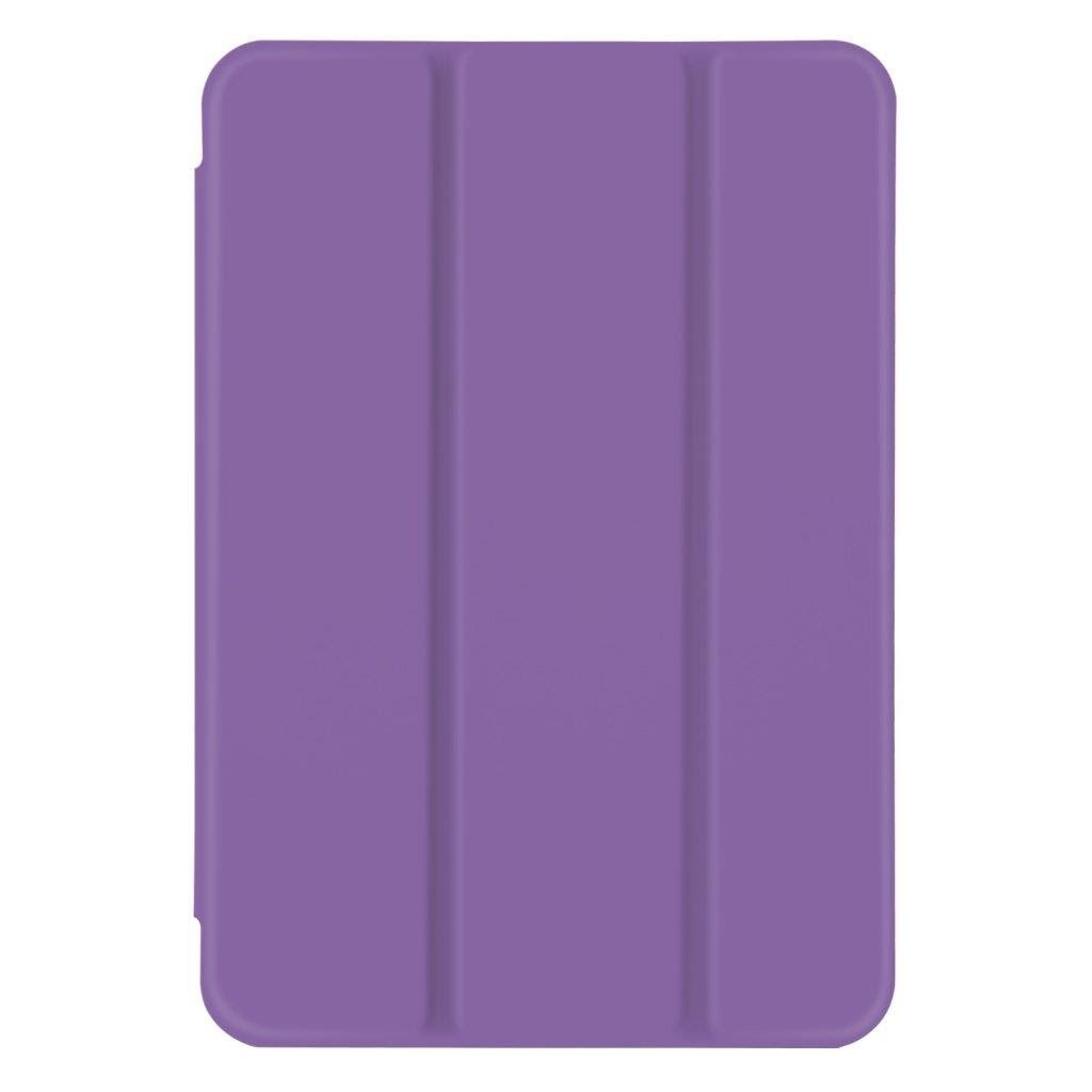 Pomologic - Book Case for iPad Mini 6/7th Gen Purple Tablet Cover POM-BCM6-205