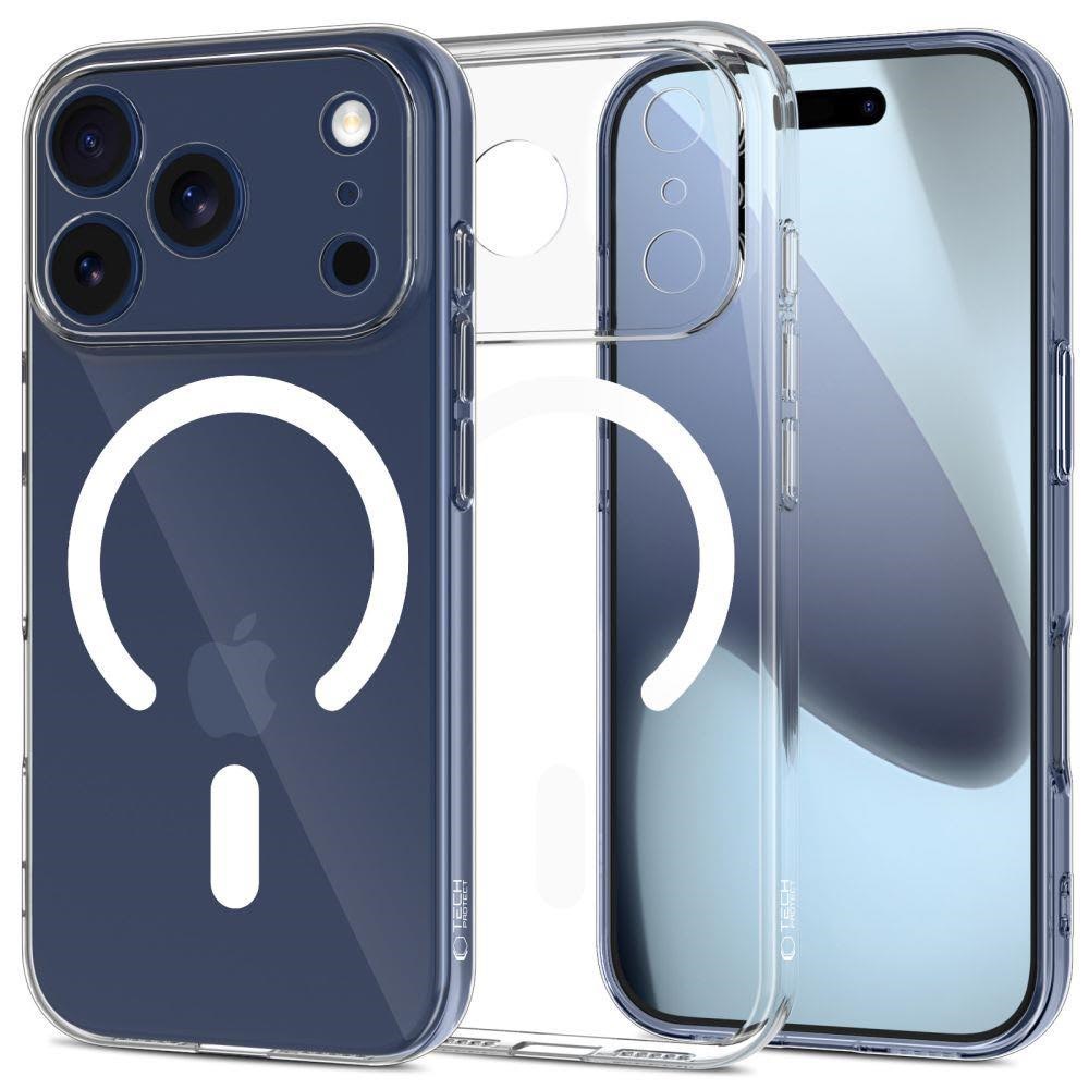 Tech-Protect FlexAir MagSafe Case for iPhone 17 Pro - Clear Mobilcover 5906302319510