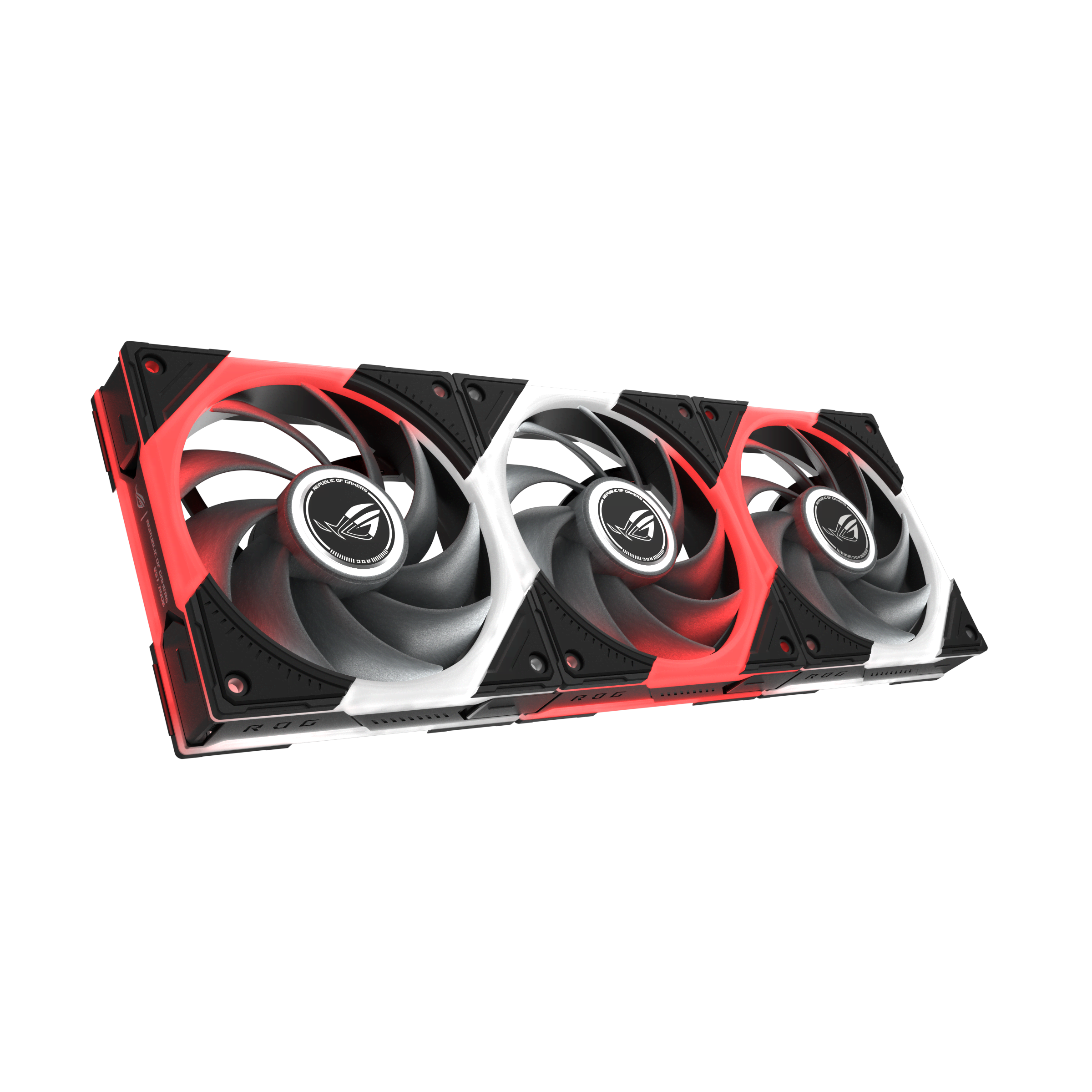 ASUS ROG EURUX GR120 ARGB Black (3-pack) - Kabinet køler - 120mm - Sort - 33 dBA Kabinetkøler 90DA00J0-B09020