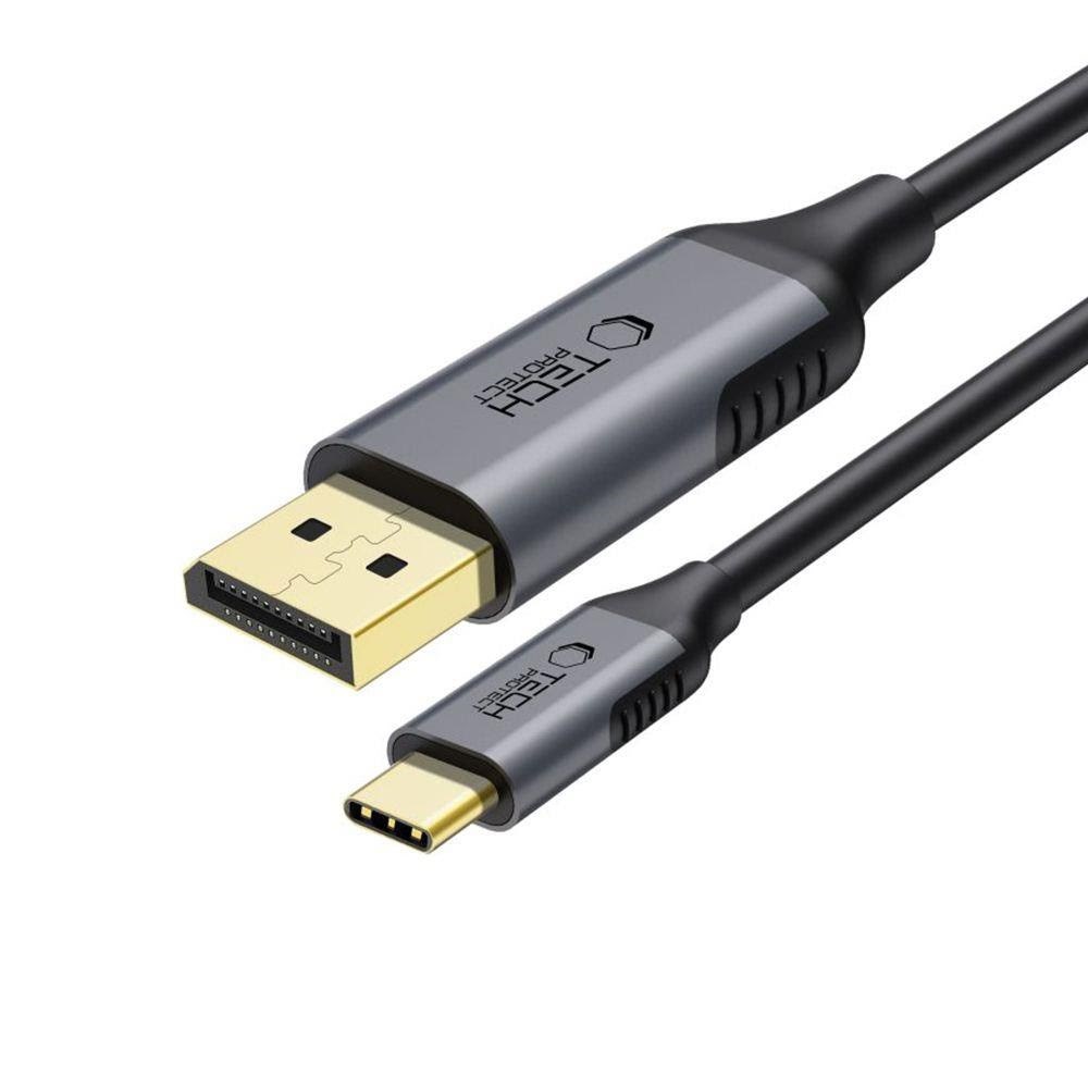 Tech-Protect UltraBoost USB-C to DisplayPort 1.4 8K 60Hz 180cm Cable - Black