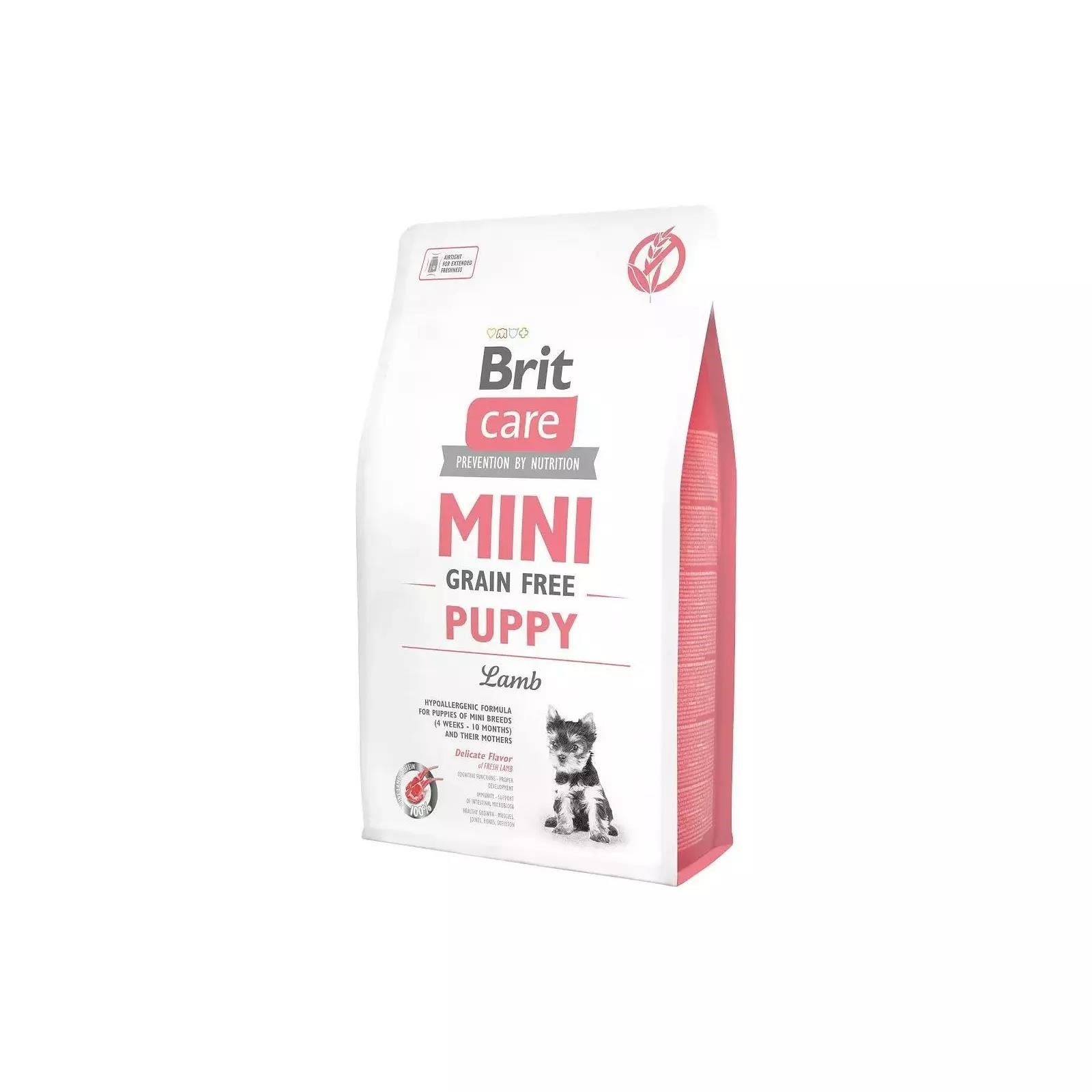Brit Care Mini Grain-Free Puppy Lamb - dry dog food - 2 kg Hundeudstyr 8595602520138