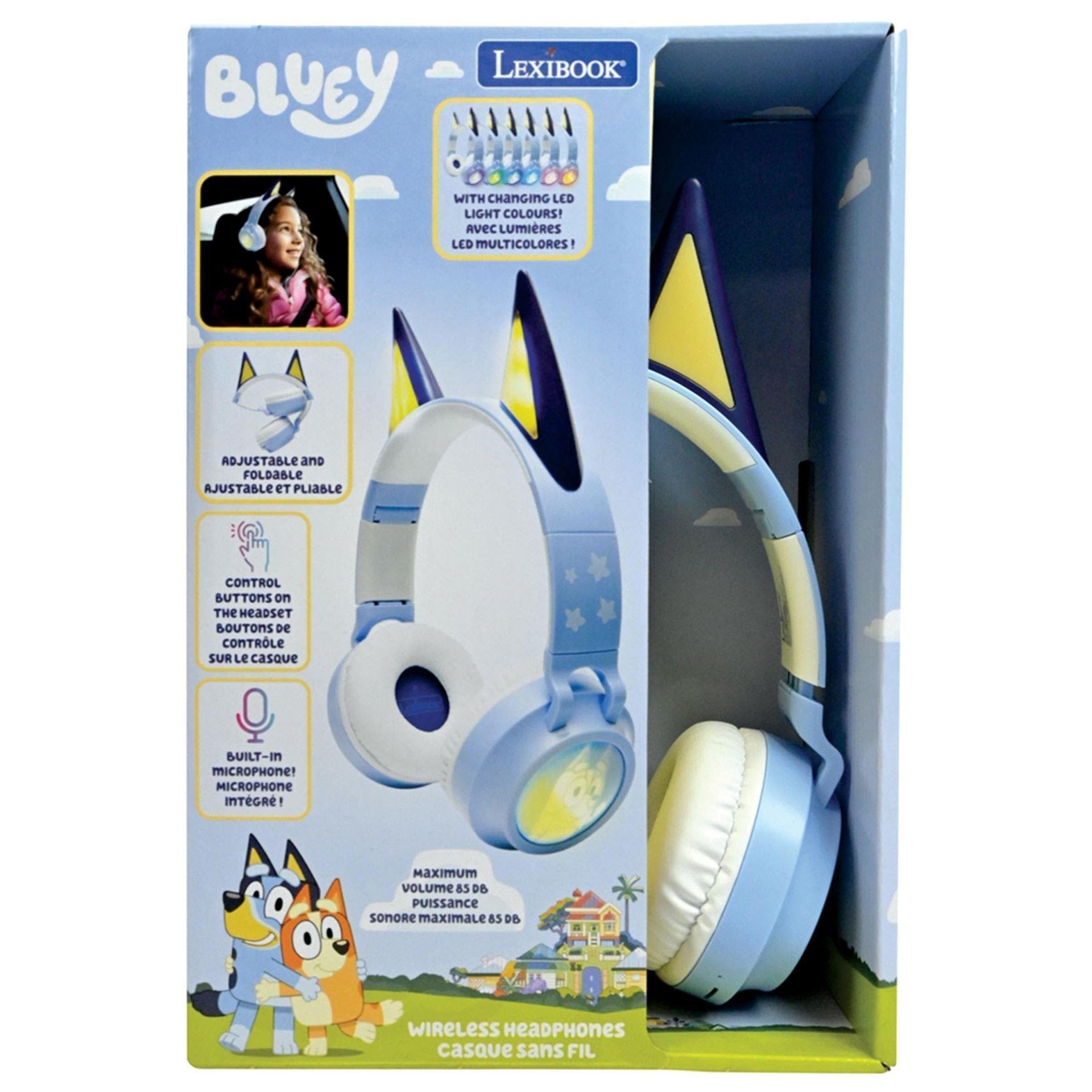 Bluey Earbuds & Headphones with Lights Musik 80206