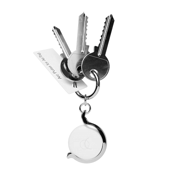 Arc Pulse for AirTag - Aluminum Silver Mobil Tilbehør AP-AL-PSL-APL-AIRTAG