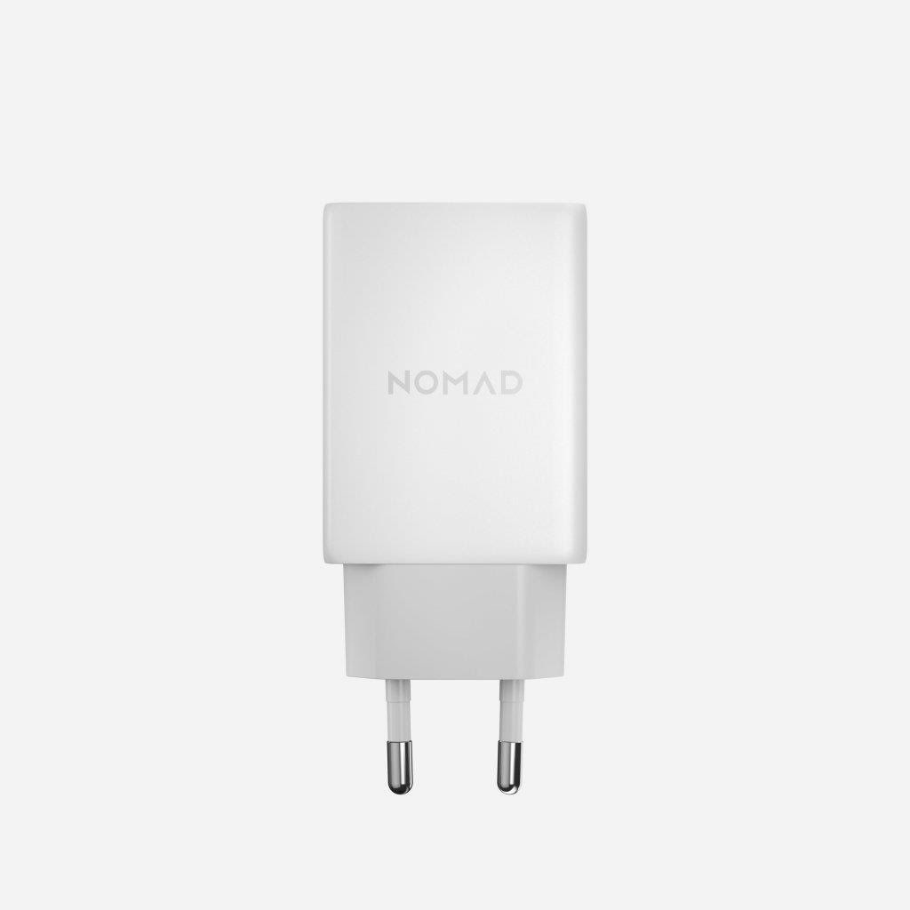 Nomad AC Adapter - 40W | Slim | Carbide | EU White Mobil Oplader NM014728858