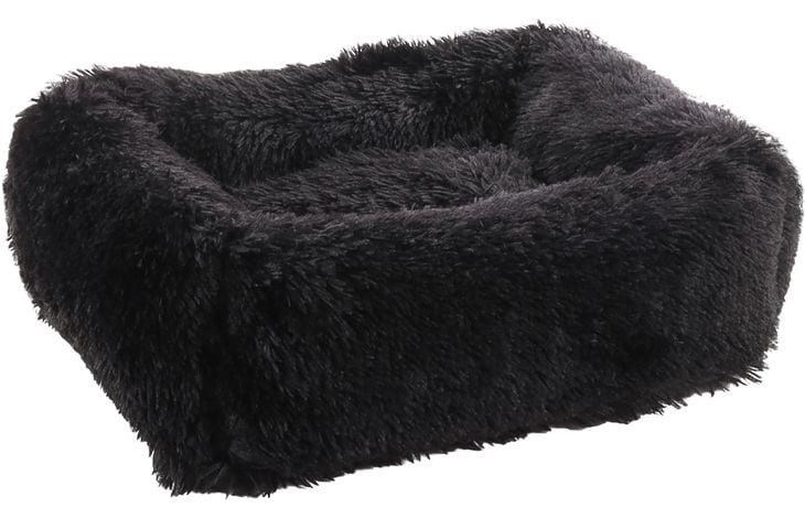 FLAMINGO flamingo kurv krems rektangulær sort 50cm Hundeudstyr 5400585181265
