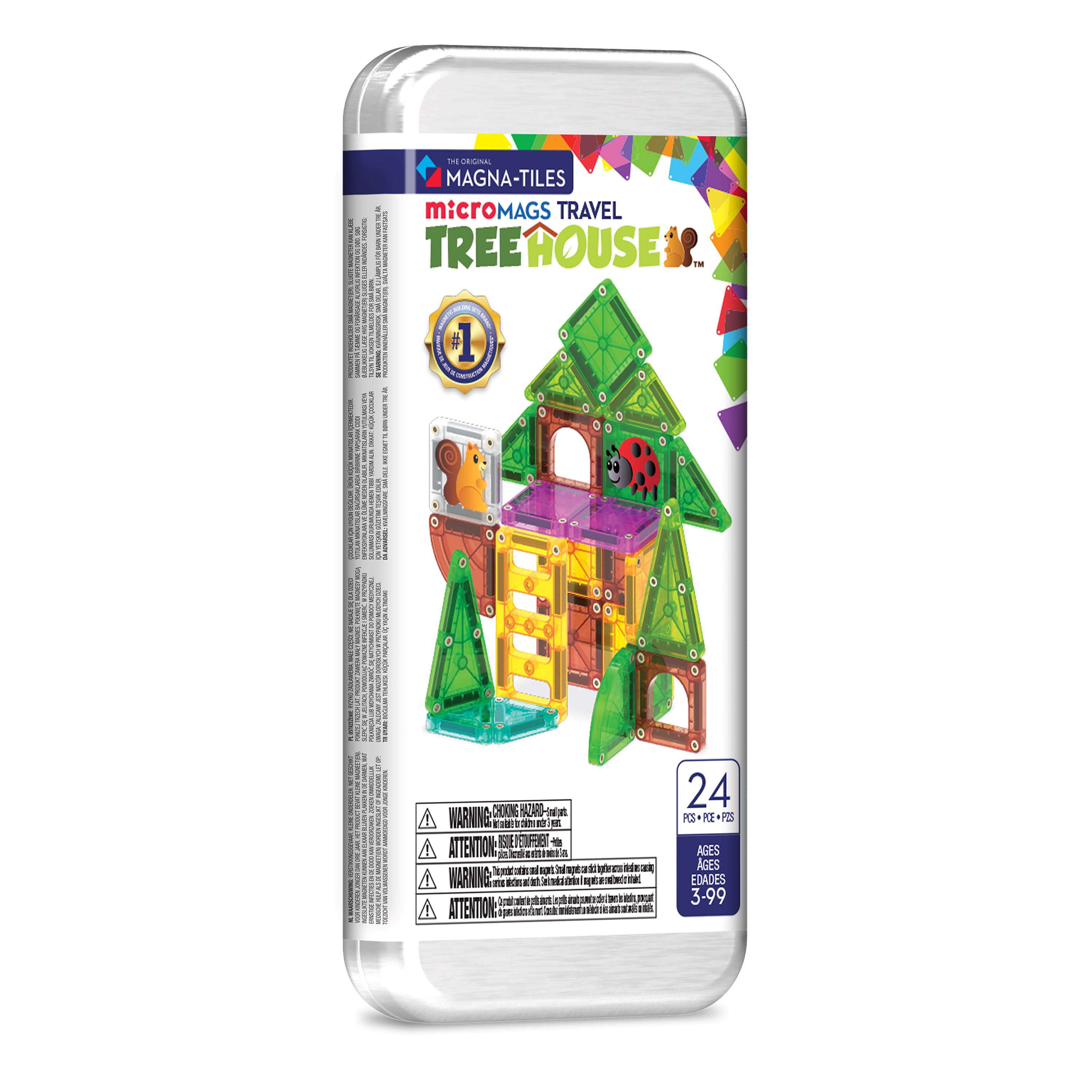 Magna-Tiles Treehouse Travel 24 pcs Konstruktionslegetøj 90480