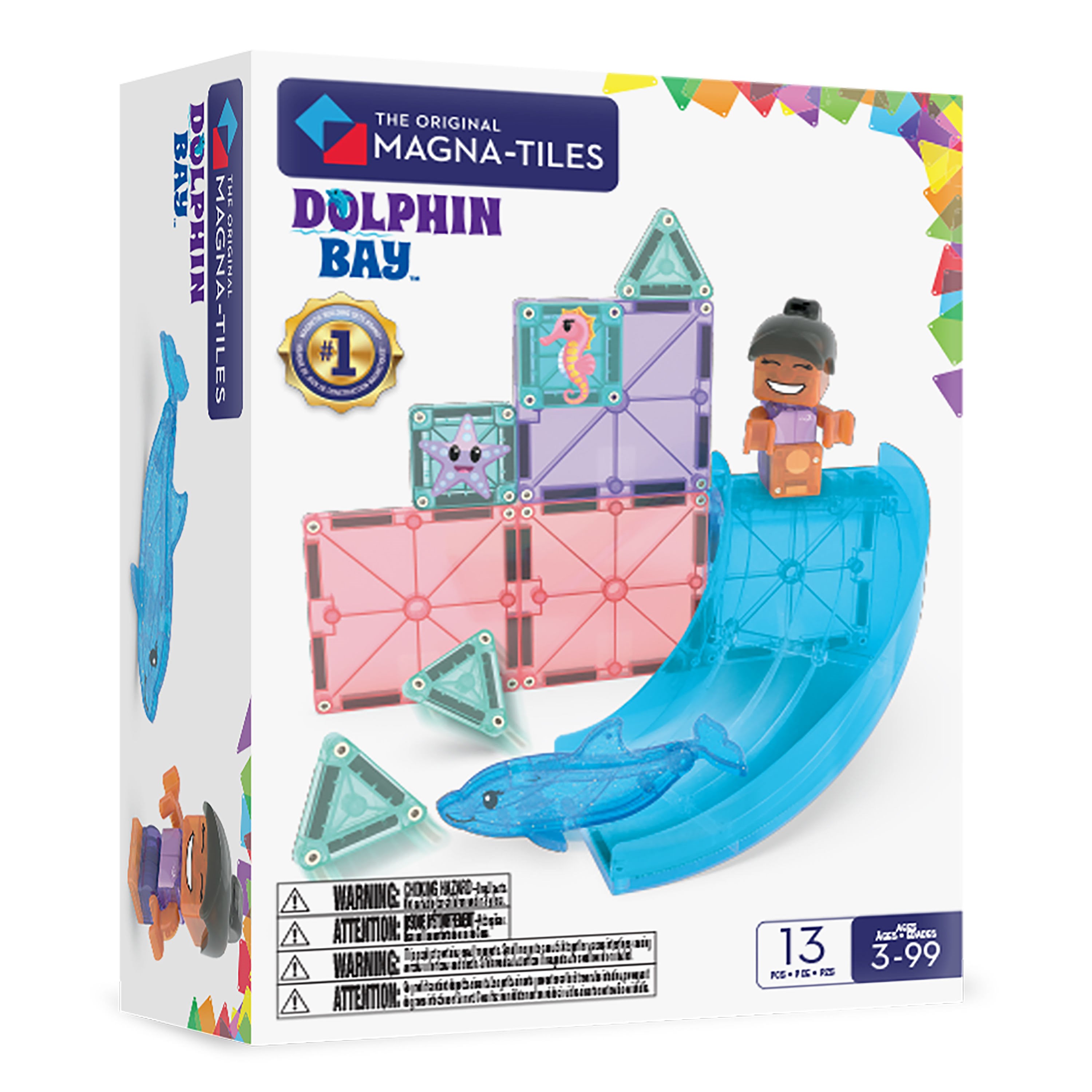 Magna-Tiles Dolphin Bay 13 pcs Konstruktionslegetøj 90481