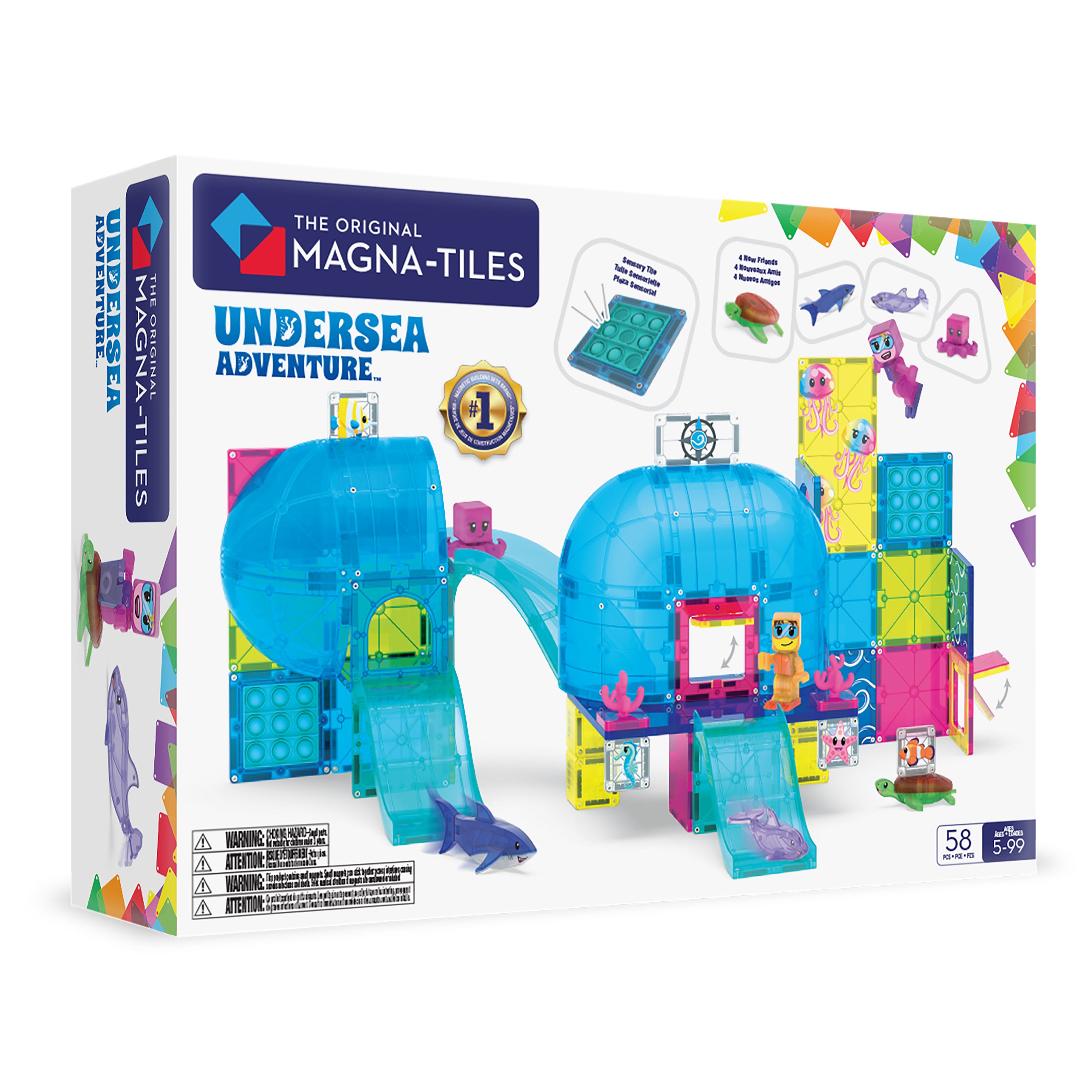 Magna-Tiles Undersea Adventure Konstruktionslegetøj 90485
