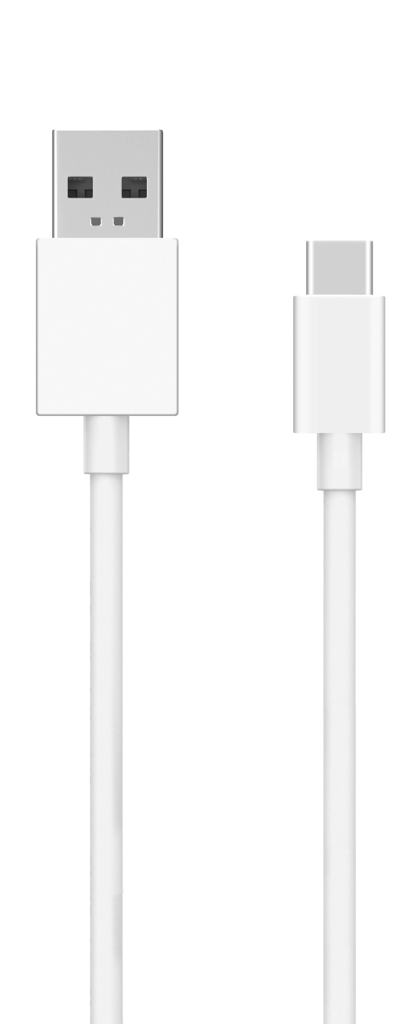 realme USB-A to Type-C SUPERVOOC Cable 12A 1M - White Usb Kabel Hvid 631459000005