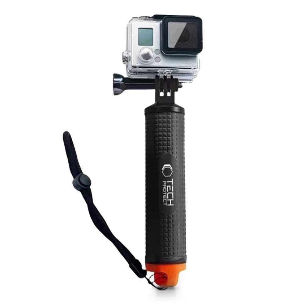 Tech-Protect GA100 Hand Grip Buoyancy Grip for GoPro / DJI - Black Gopro Tilbehør 5906302372447