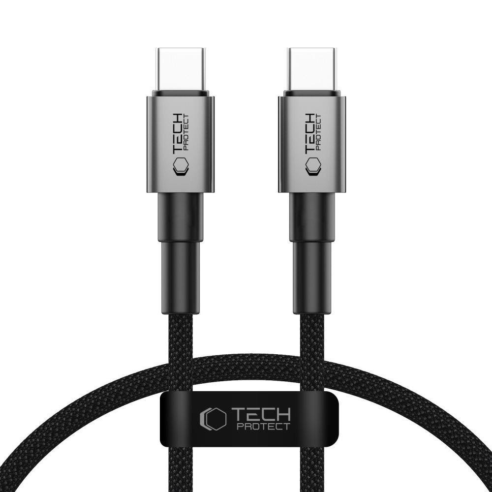 Tech-Protect UltraBoost DNA USB-C PD100W/5A 50 cm Cable - Grey Usb Kabel Grå 5906302380817
