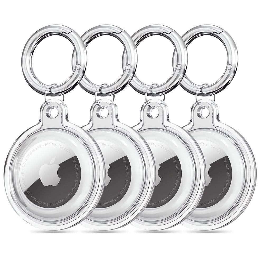 Tech-Protect Icon 4-pack case for Apple AirTag - transparent Mobilcover 5906302360765