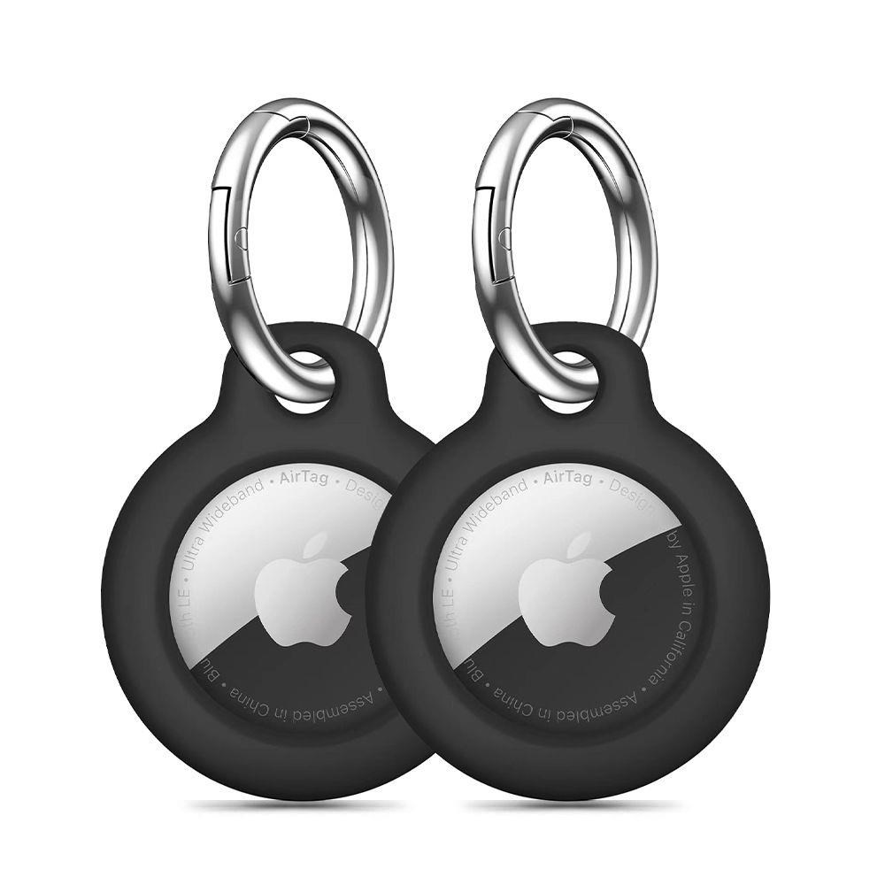 Tech-Protect Rough 2-pack Case for Apple AirTag - Black Mobilcover 5906302360710
