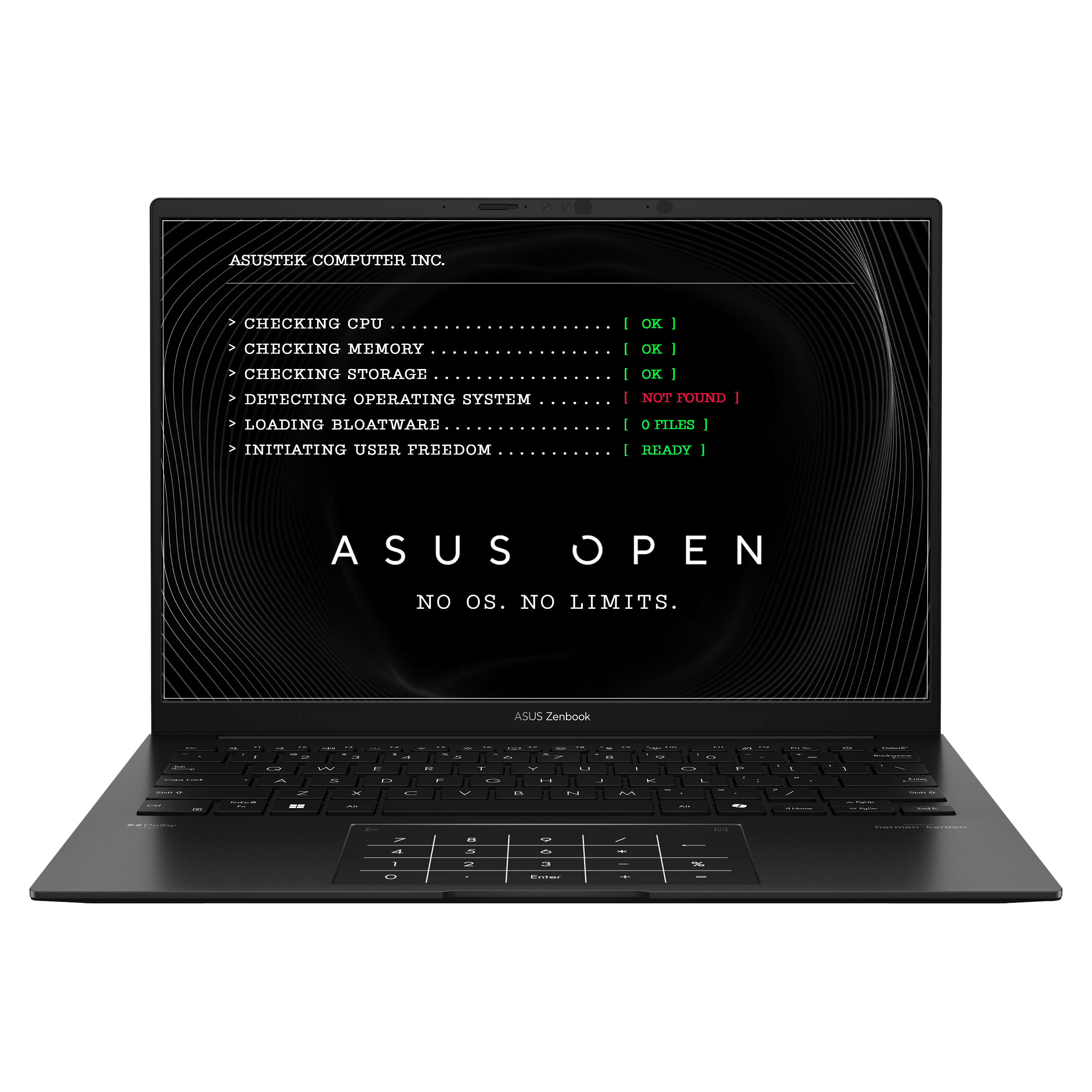 ASUS Zenbook 14 - 14" | Ryzen AI 7 | 32GB | 1TB Bærbar Sort UM3406GA-OPEN1