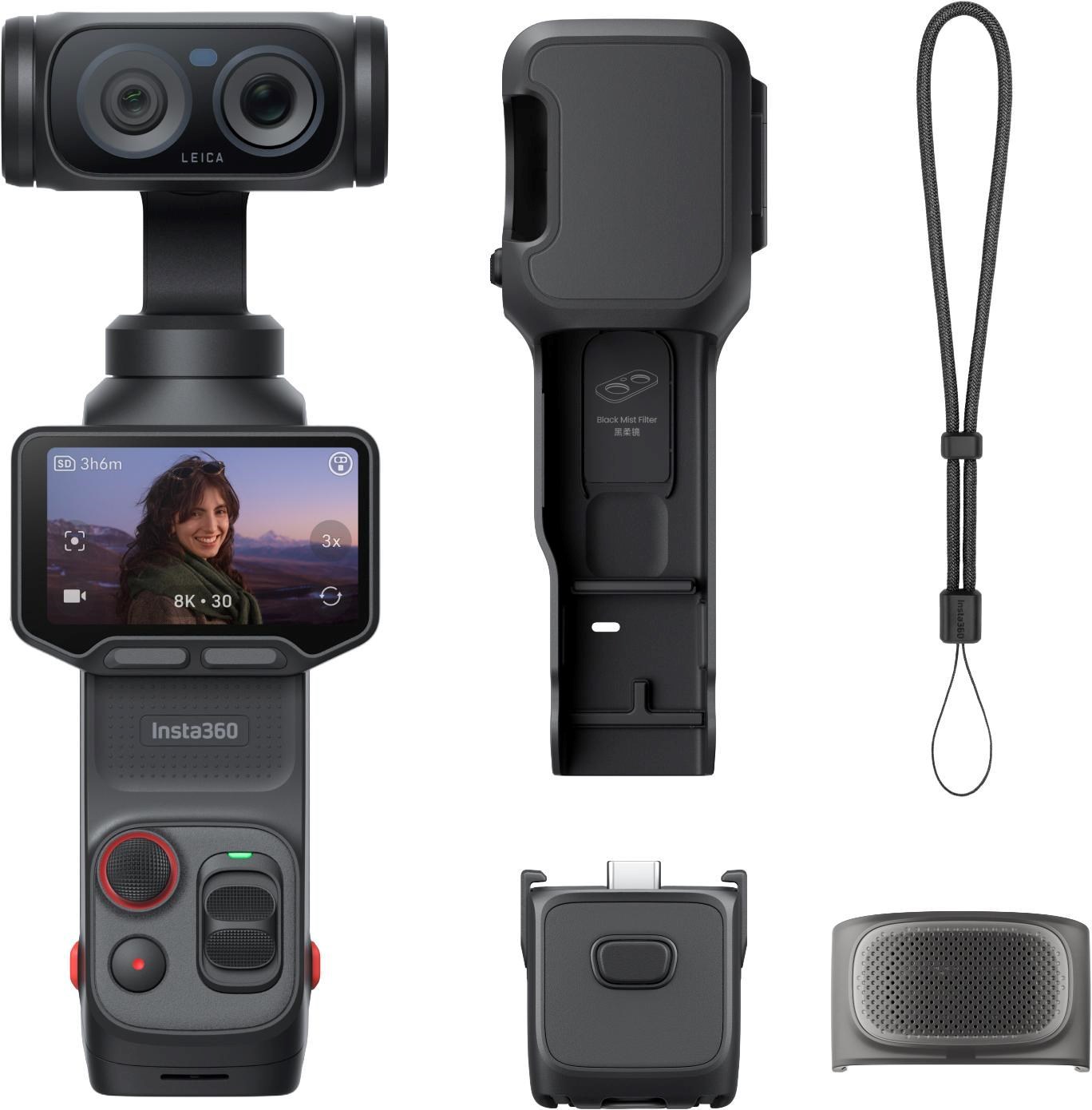 Insta360 Luna Ultra Standard Bundle - Cosmic Black Action Kamera Sort CINSABTA_1