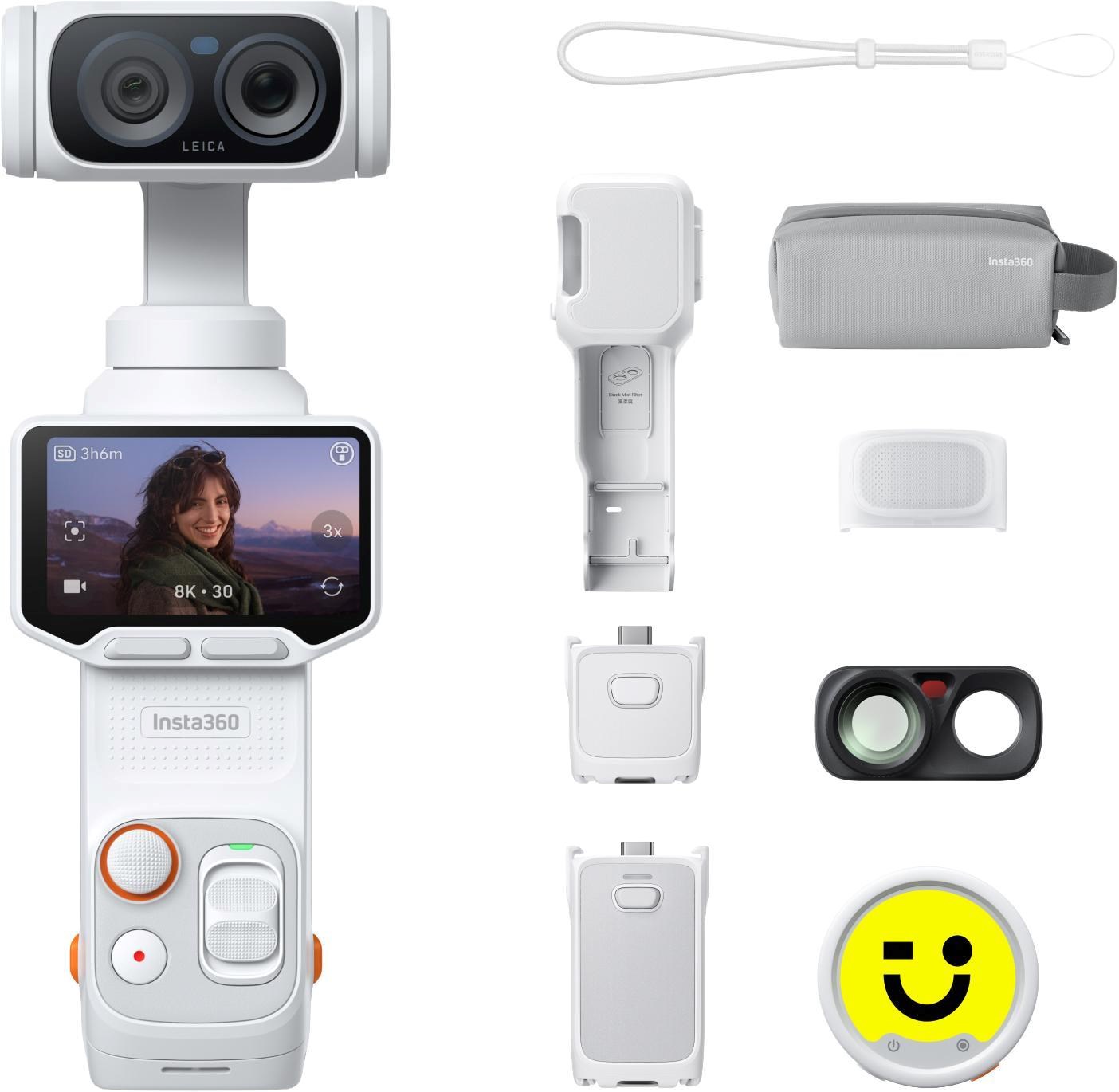 Insta360 Luna Ultra Creator Bundle - Stellar White Action Kamera Hvid CINSABTA_4
