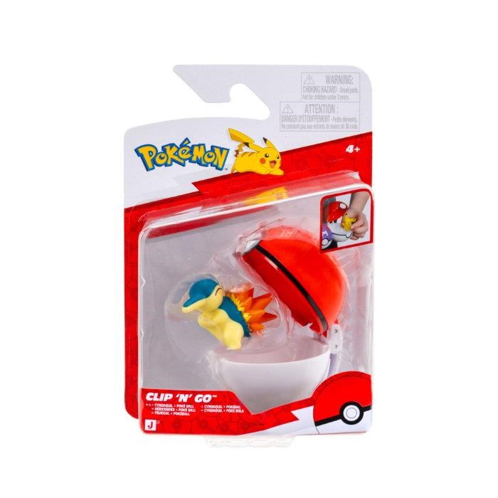 Pokemon Clip N Go Cyndaquil With Poke Ball Pokemon PKW4608