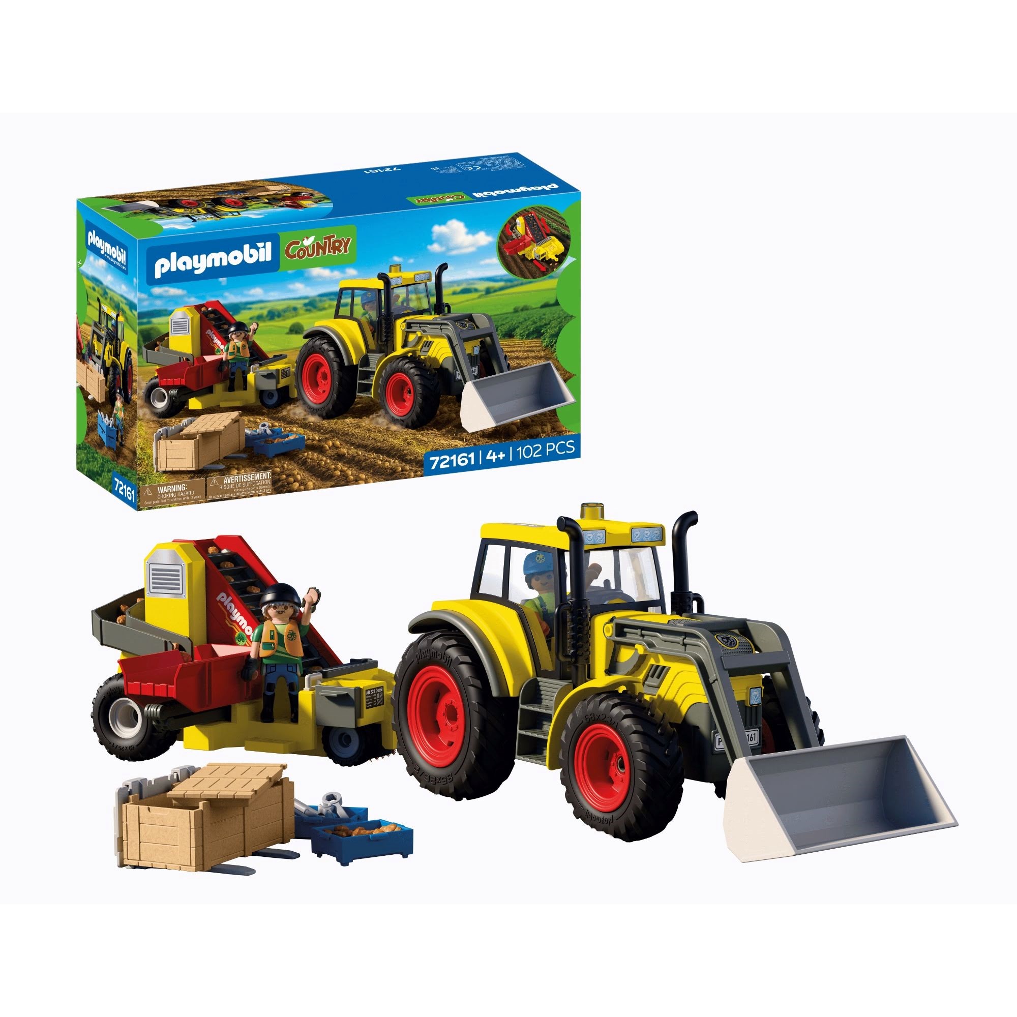 Playmobil - Large Tractor with Potato Harvester Playmobil 72161